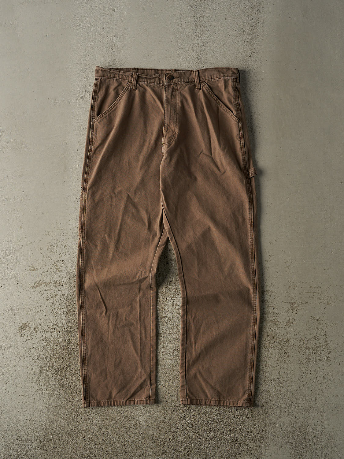 Vintage 90s Brown Rustler Carpenter Pants (35x32)