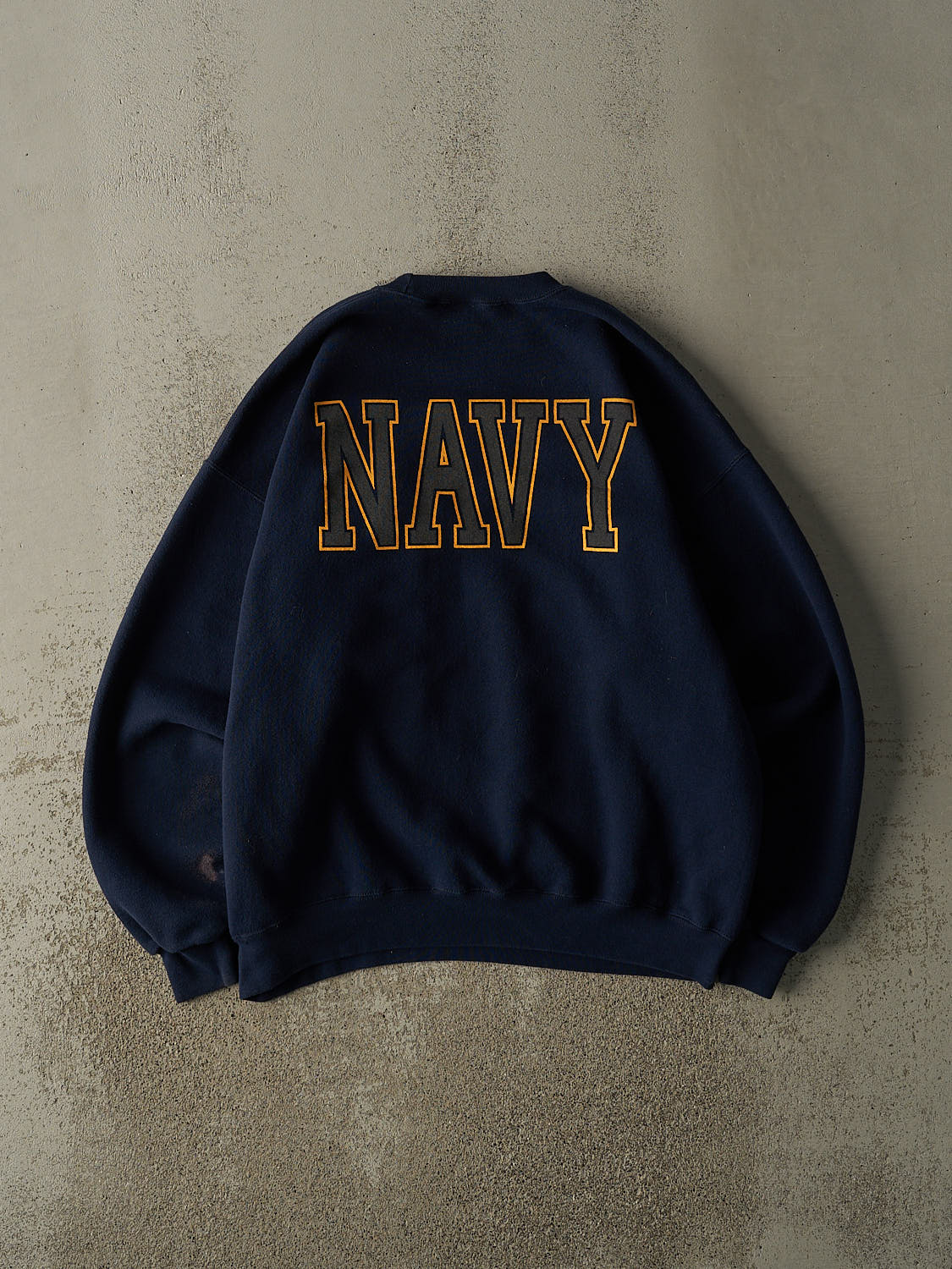 Vintage 90s Navy Blue United States Navy Crewneck (XL)