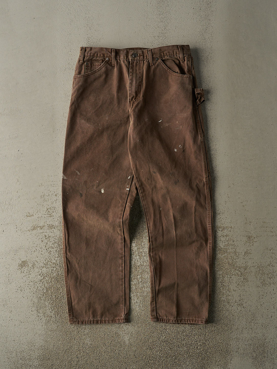 Vintage 90s Brown Dickies Carpenter Pants (33x31.5)