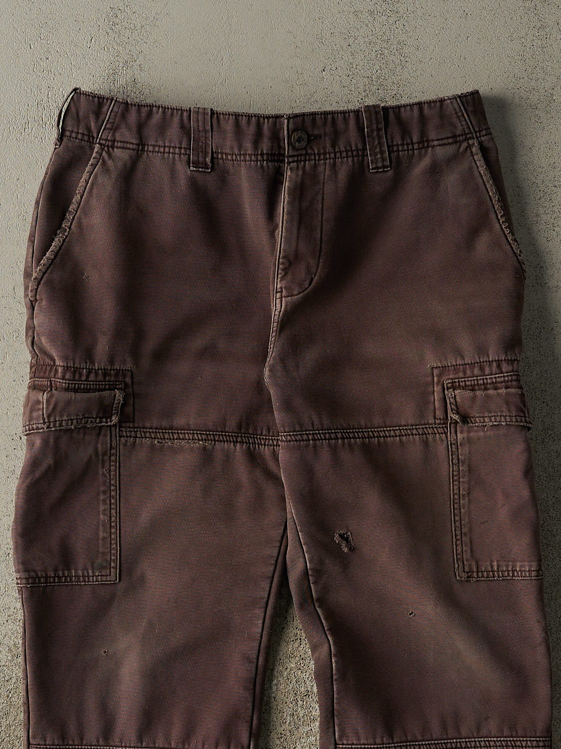 Vintage 90s Brown Wind River Cargo Fleece Lined Work Pants (34x30)