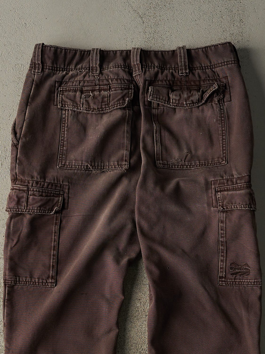 Vintage 90s Brown Wind River Cargo Fleece Lined Work Pants (34x30)