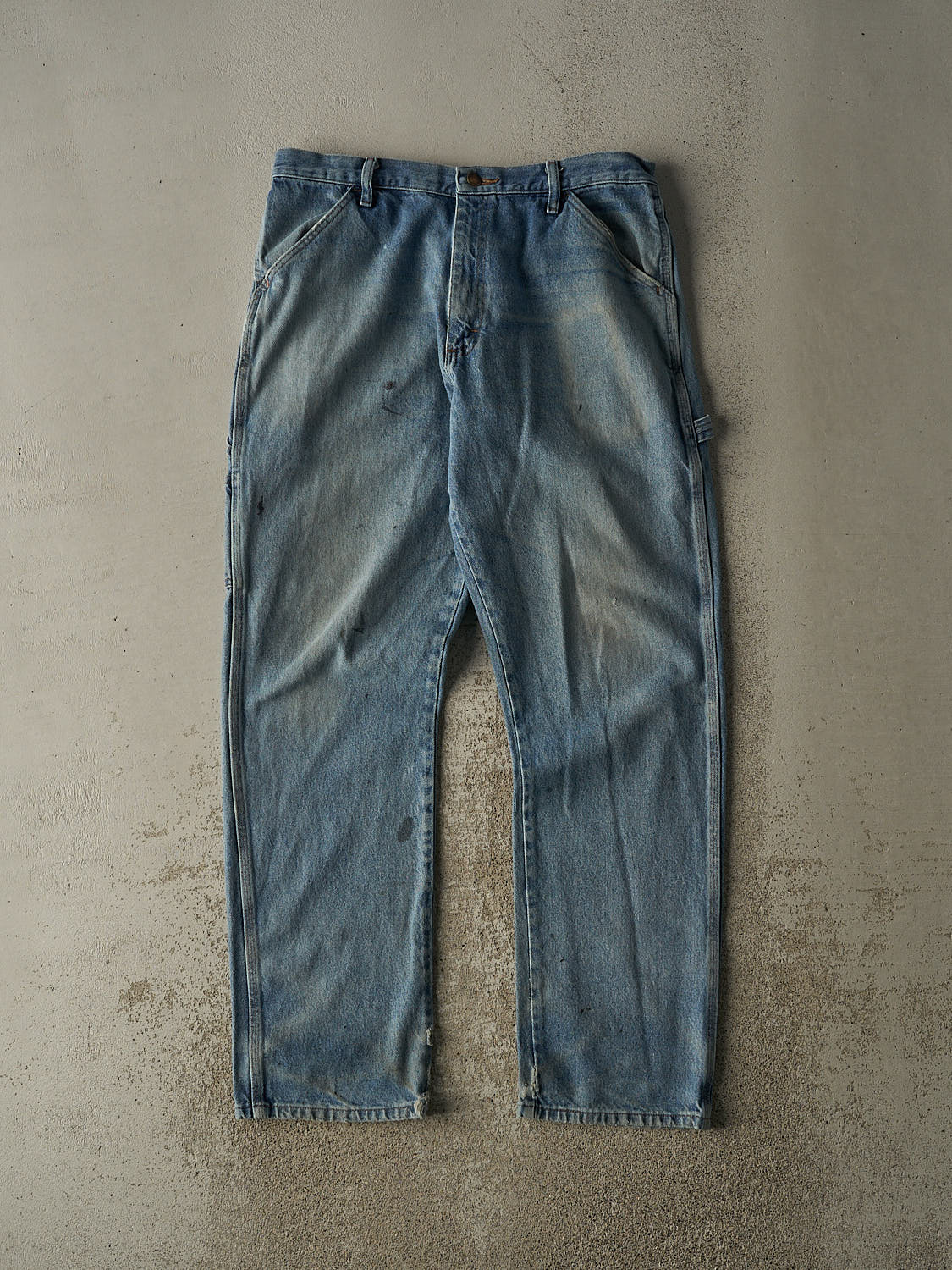 Vintage 90s Light Wash Rustler Carpenter Jeans (34x33.5)
