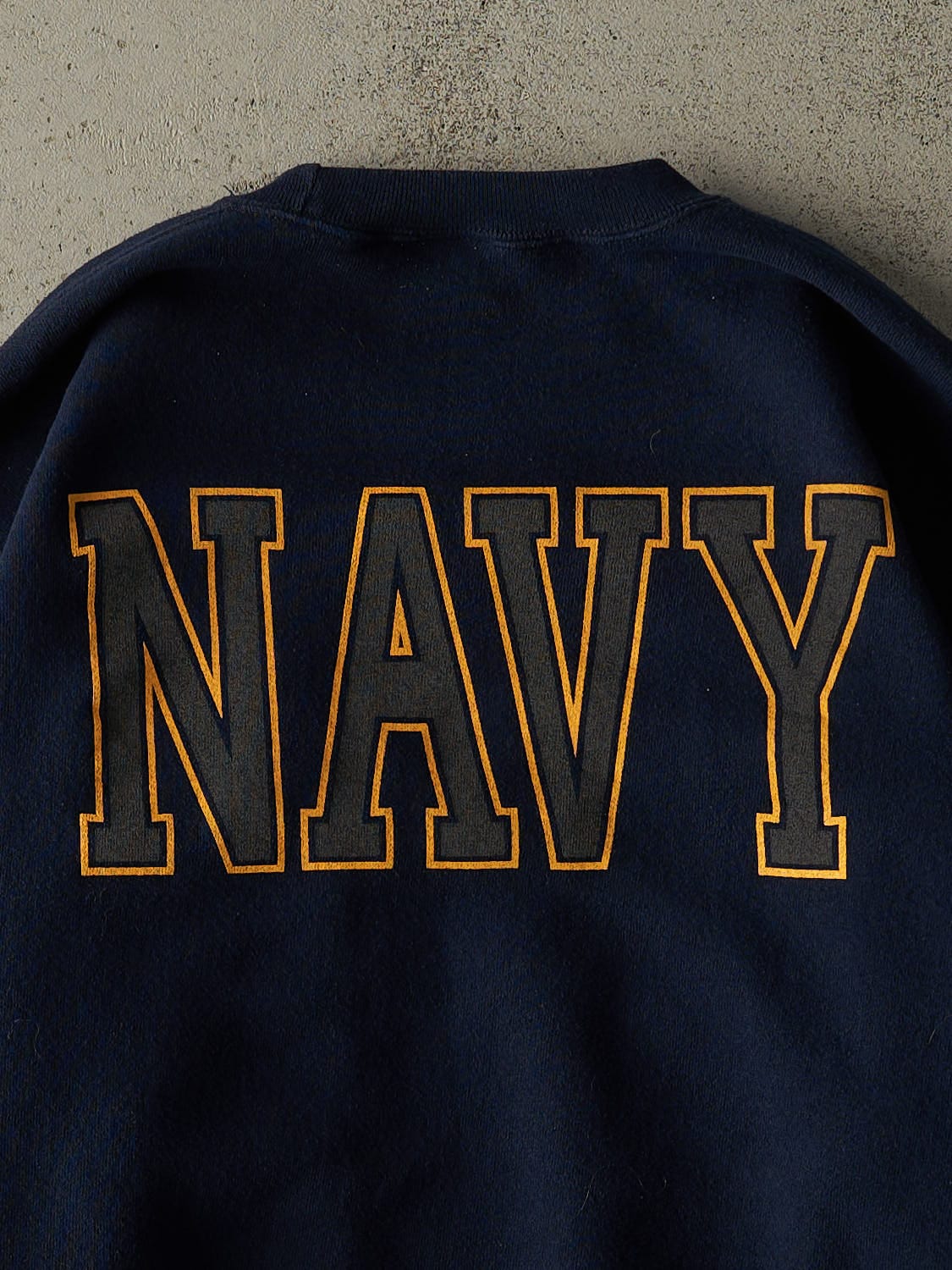Vintage 90s Navy Blue United States Navy Crewneck (XL)