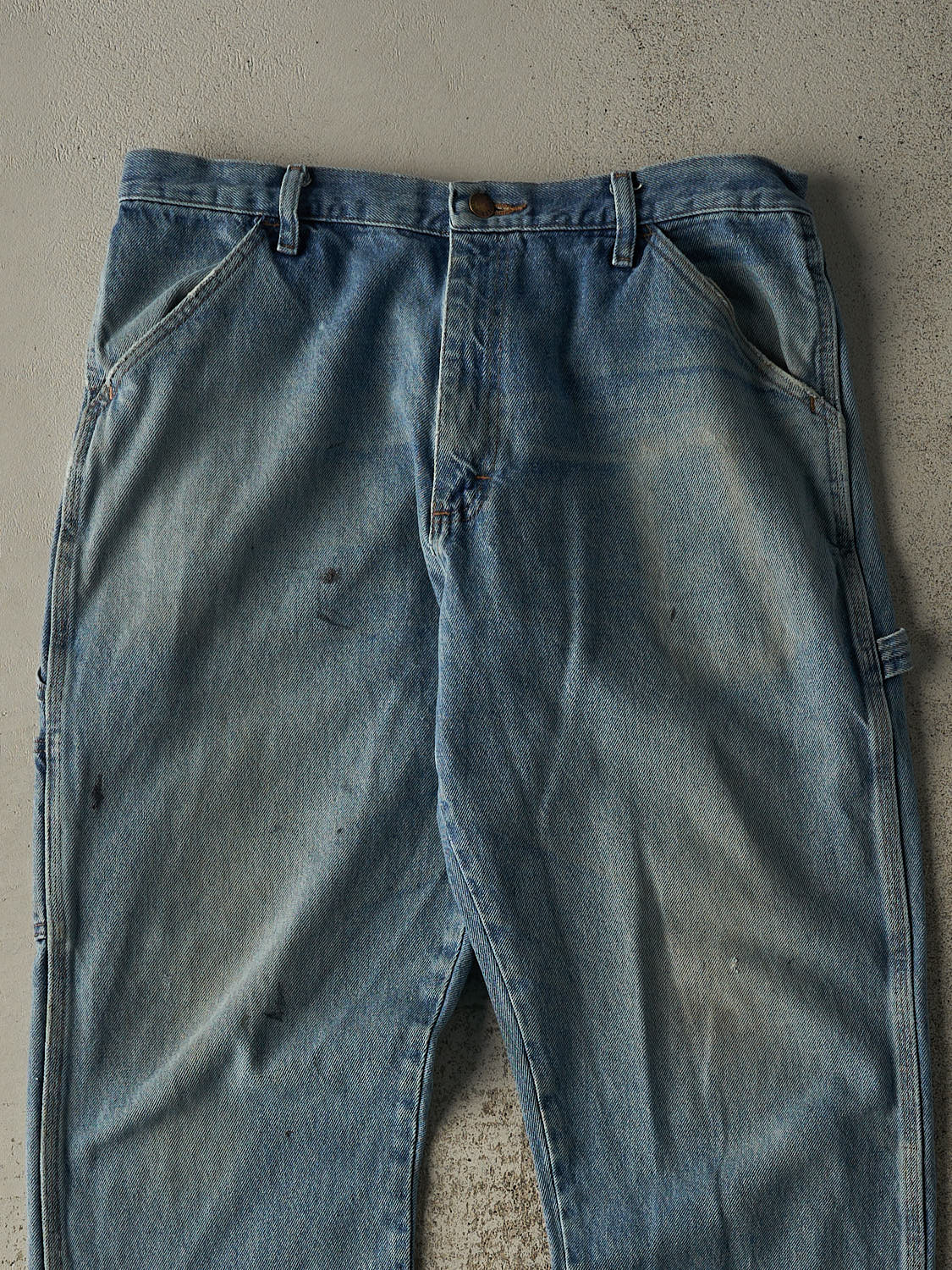 Vintage 90s Light Wash Rustler Carpenter Jeans (34x33.5)