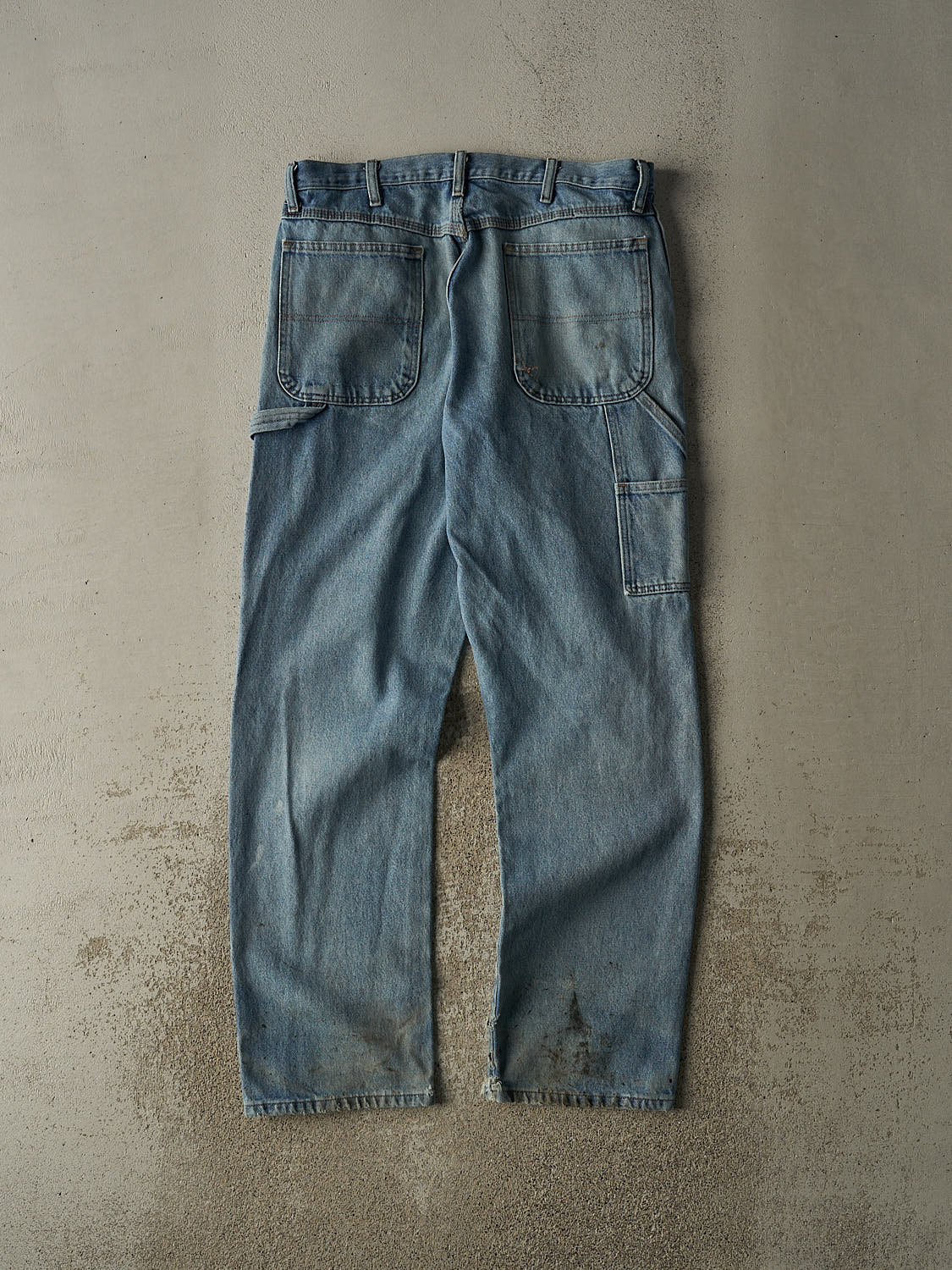 Vintage 90s Light Wash Rustler Carpenter Jeans (34x33.5)