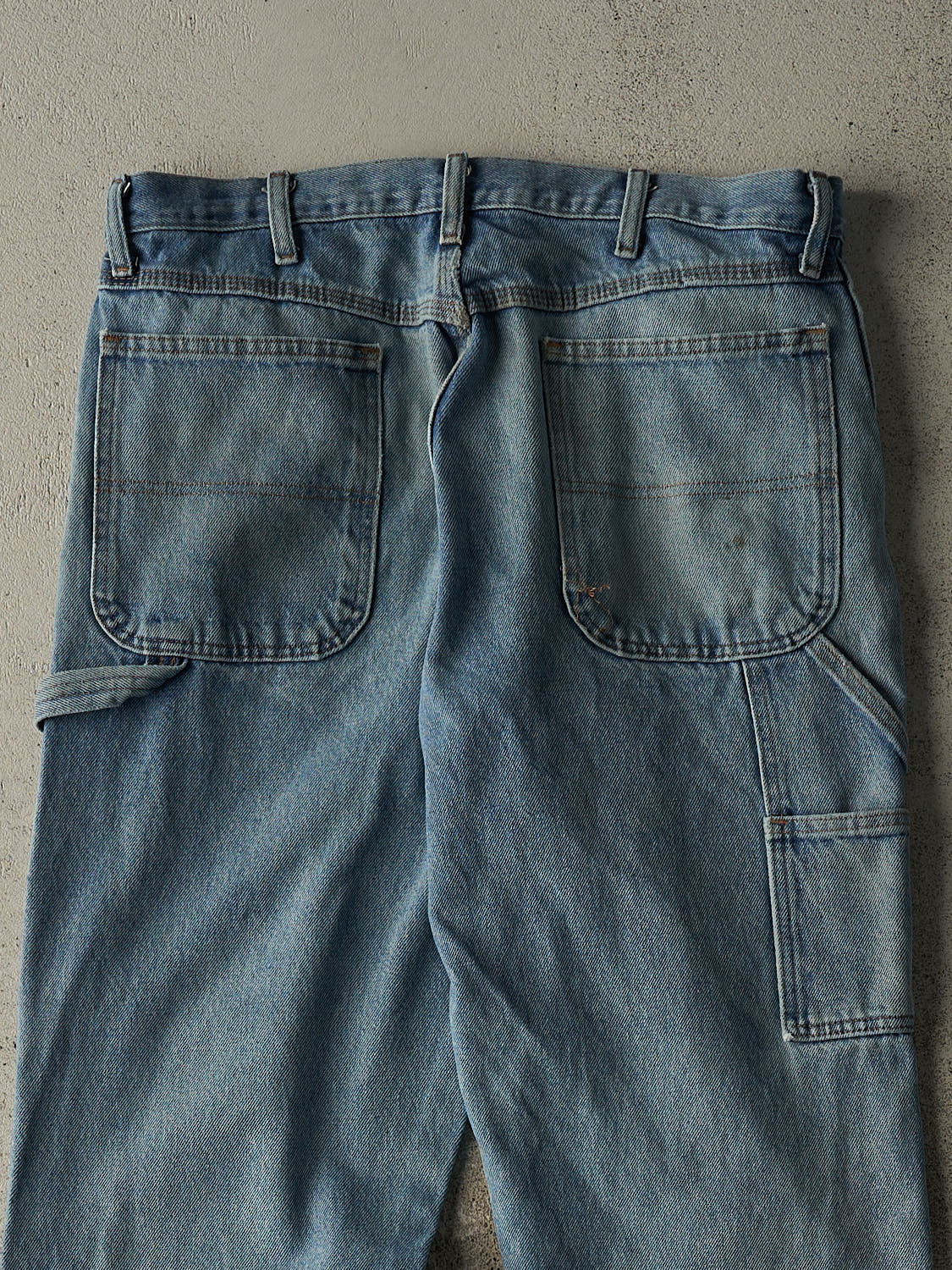 Vintage 90s Light Wash Rustler Carpenter Jeans (34x33.5)