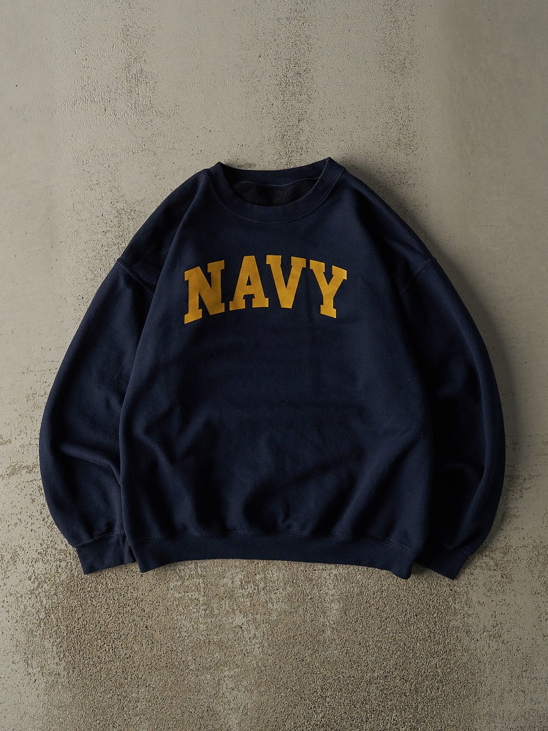 Vintage 90s Navy Blue United States Navy Crewneck (M/L)