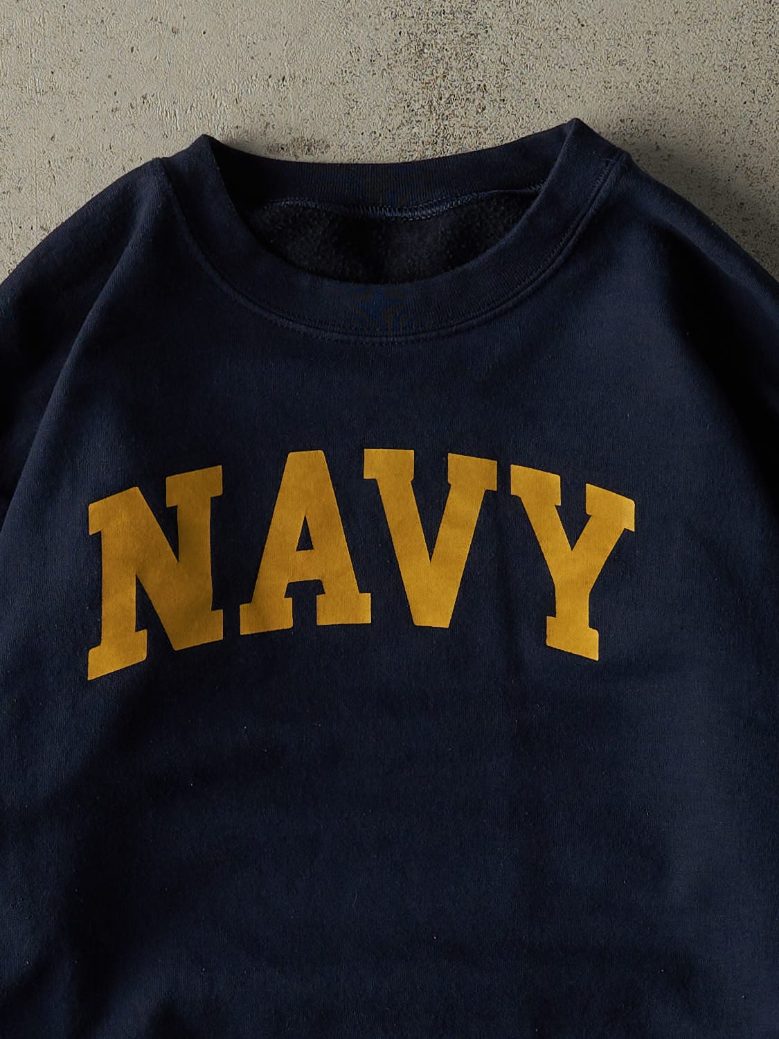 Vintage 90s Navy Blue United States Navy Crewneck (M/L)