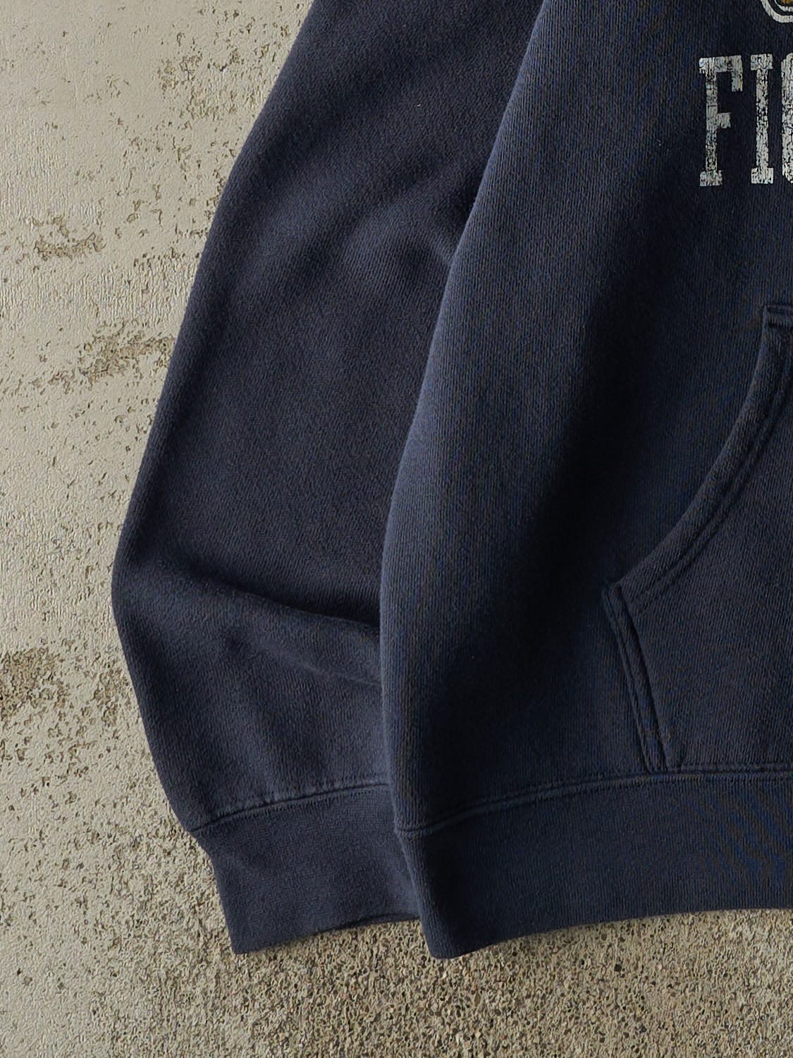 Vintage Y2K Navy Blue University of Notre Dame Fighting Irish Hoodie (M)