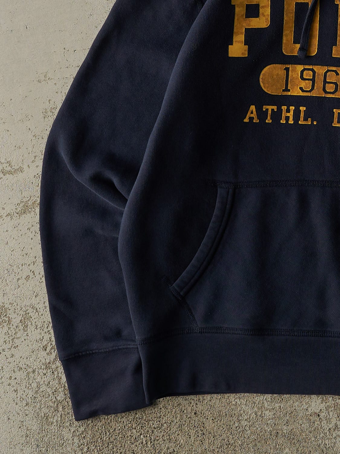 Vintage Y2K Navy Blue Polo Ralph Lauren Hoodie (S/M)