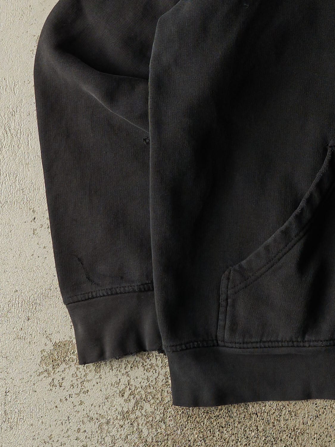 Vintage Y2K Black CAT Hoodie (XL)