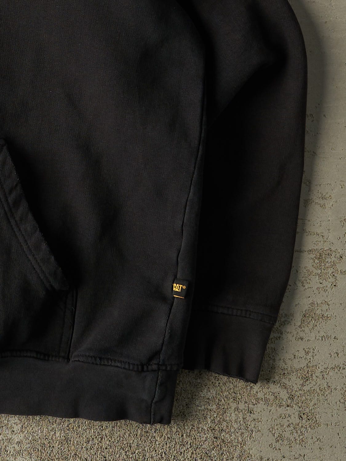 Vintage Y2K Black CAT Hoodie (XL)