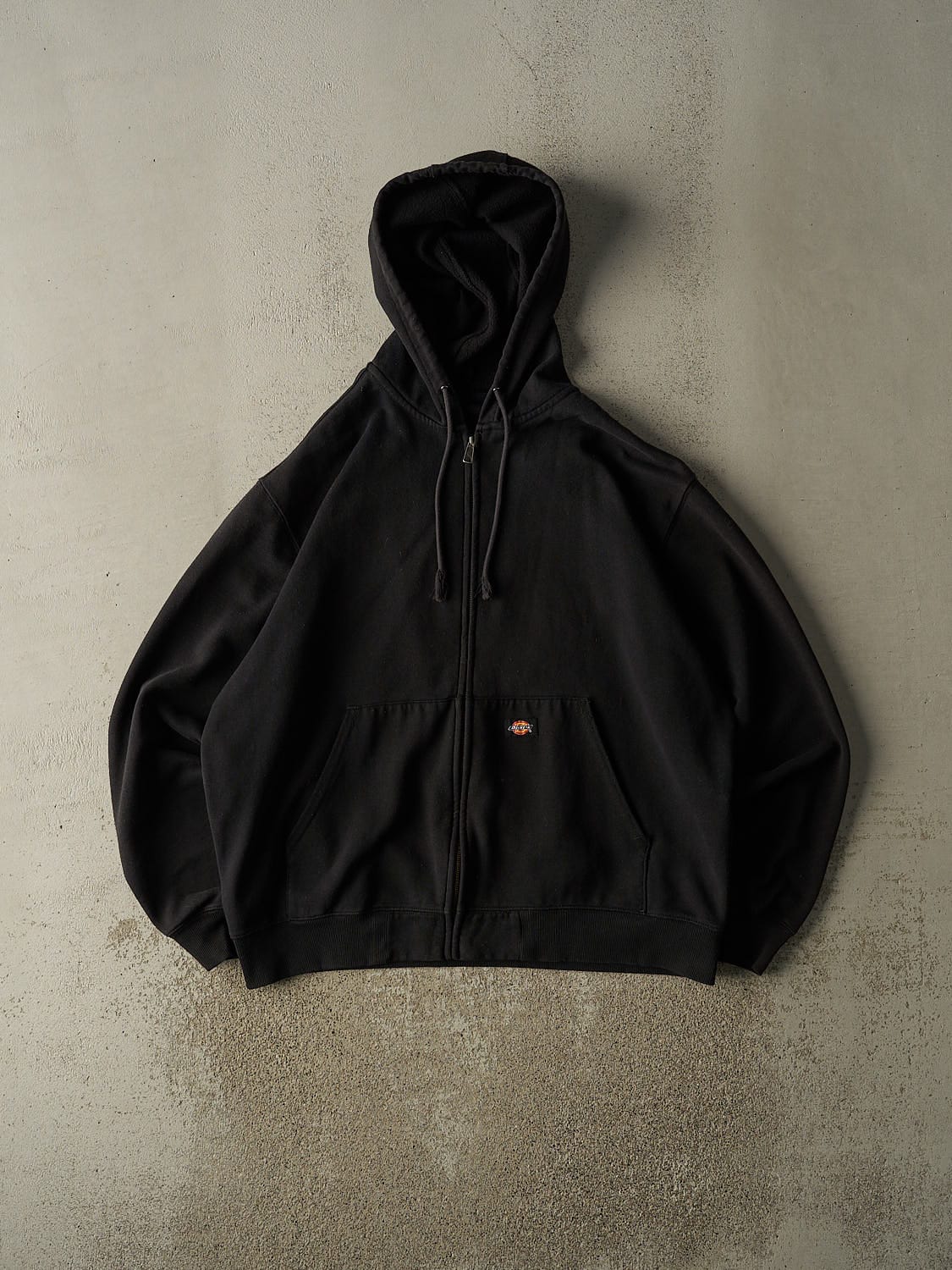 Vintage 90s Black Dickies Zip Up Hoodie (XL/XXL)