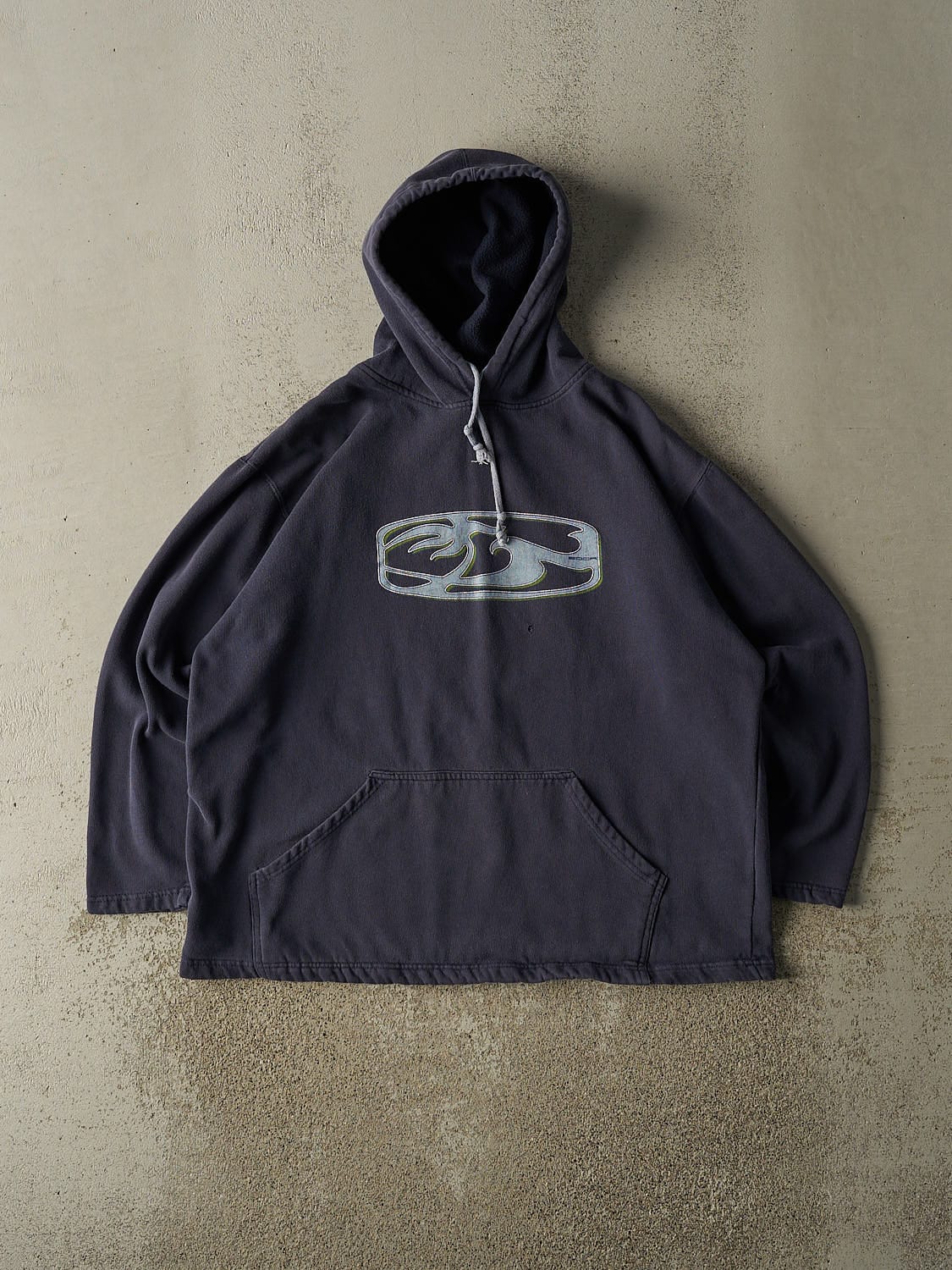Vintage Y2K Navy Blue Boca Hoodie (M/L)