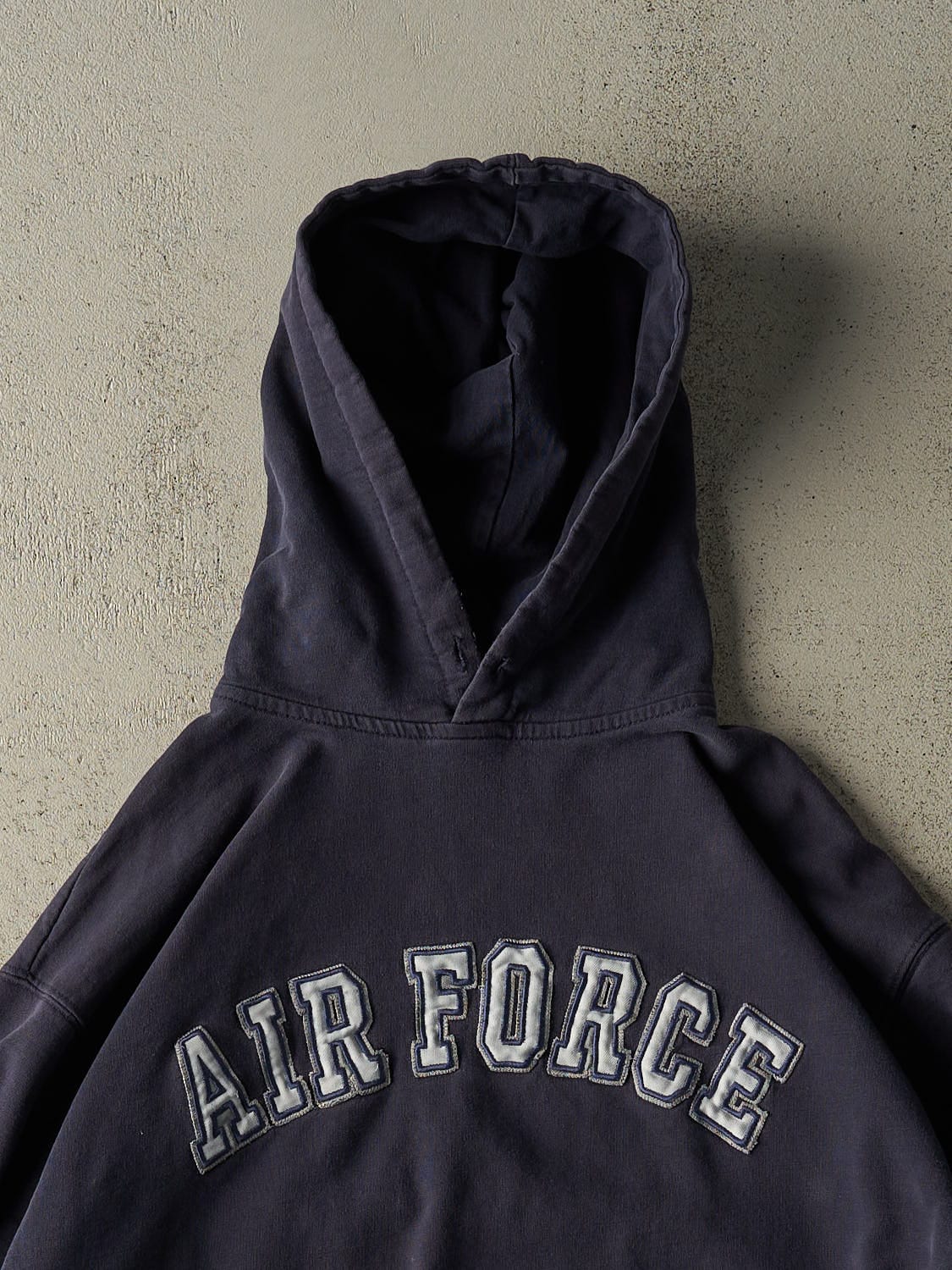 Vintage 90s Navy Blue Air Force Hoodie (M/L)