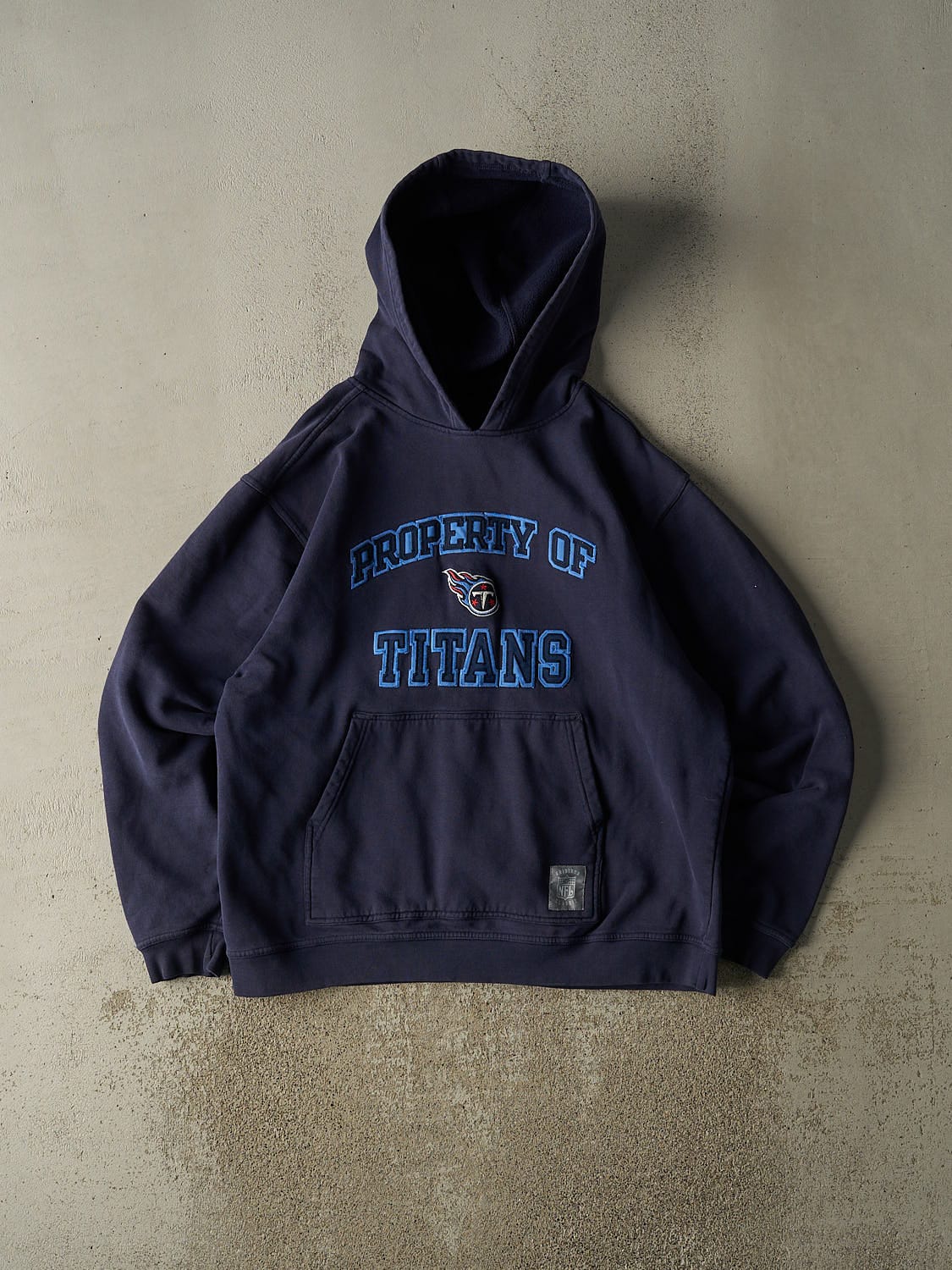 Vintage Y2K Navy Blue Tennessee Titans Hoodie (XL/XXL)
