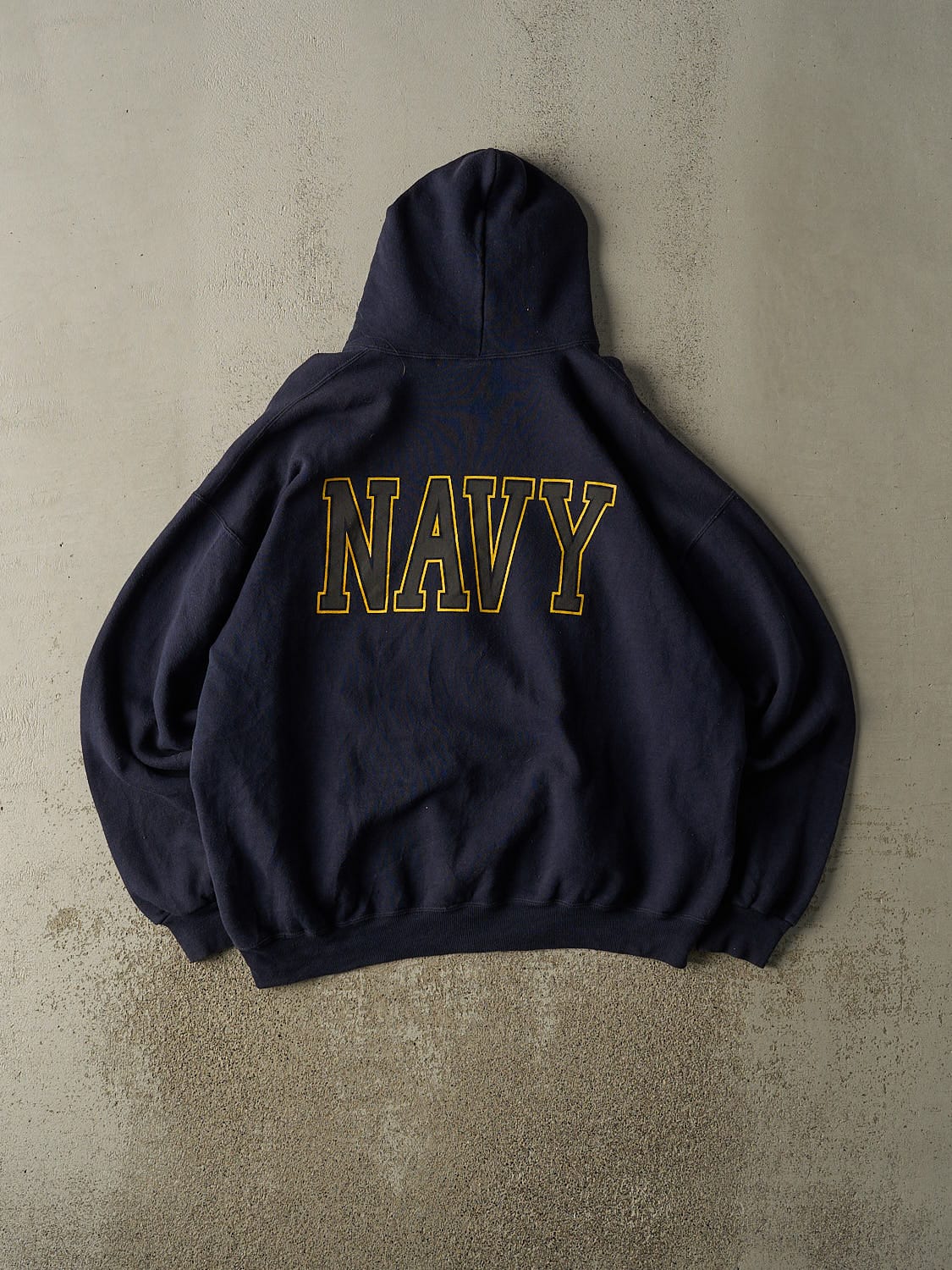 Vintage 90s Navy Blue US Navy Hoodie (XL/XXL)