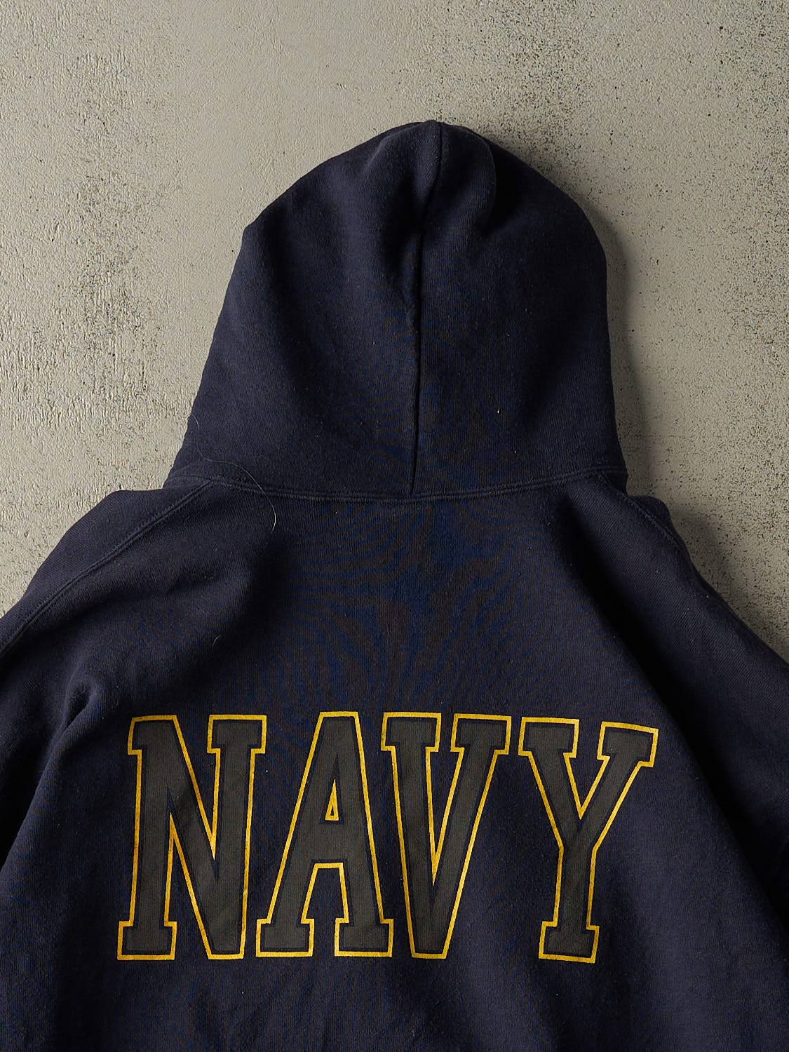 Vintage 90s Navy Blue US Navy Hoodie (XL/XXL)