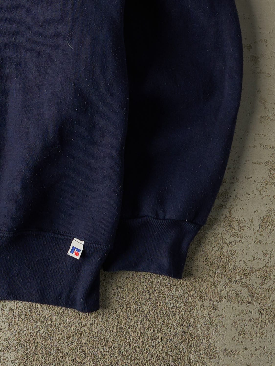 Vintage 90s Navy Blue Russell Athletic East Crewneck (M)