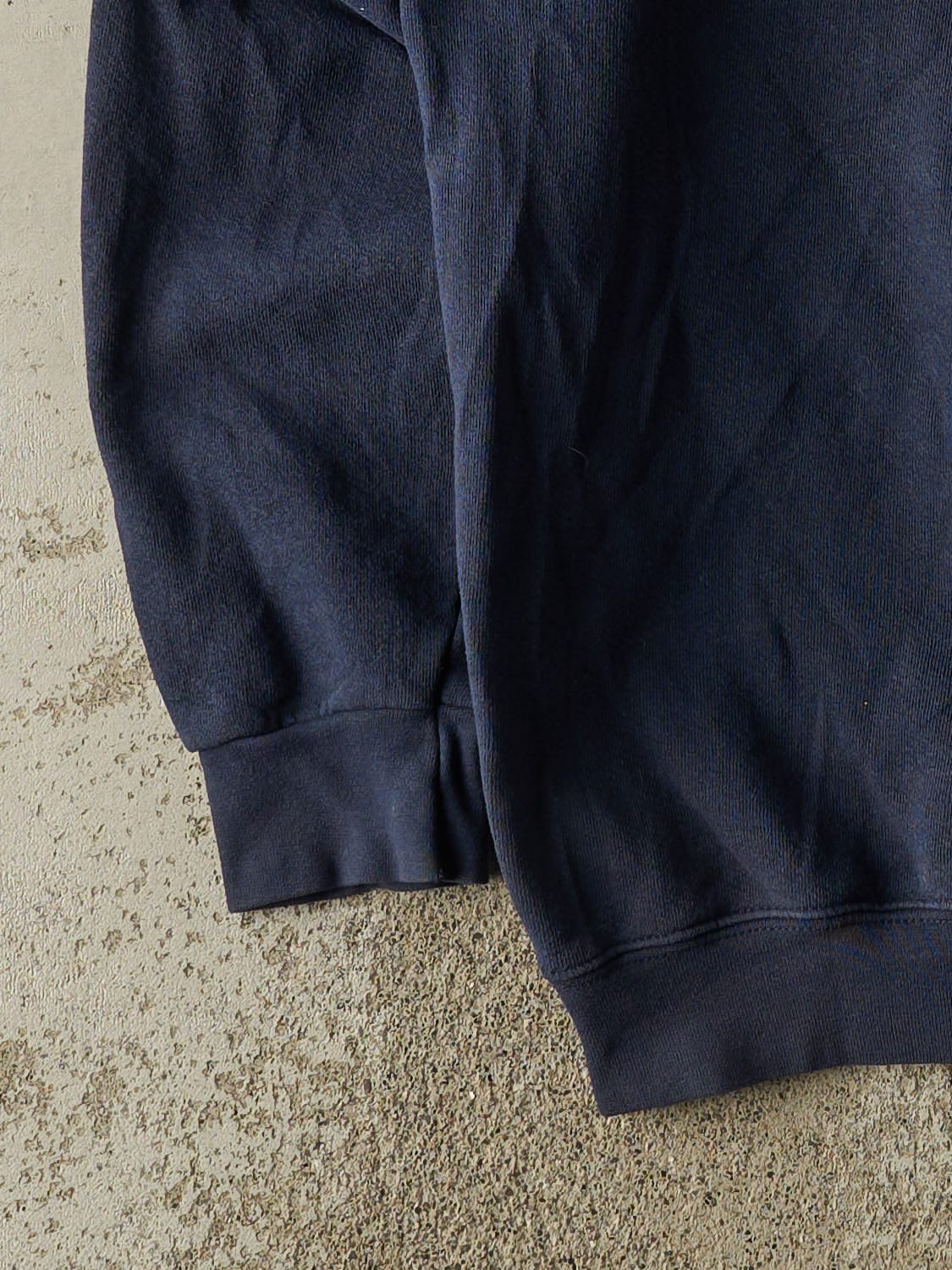 Vintage Y2K Navy Blue Emboirdered Duck Crewneck (L)