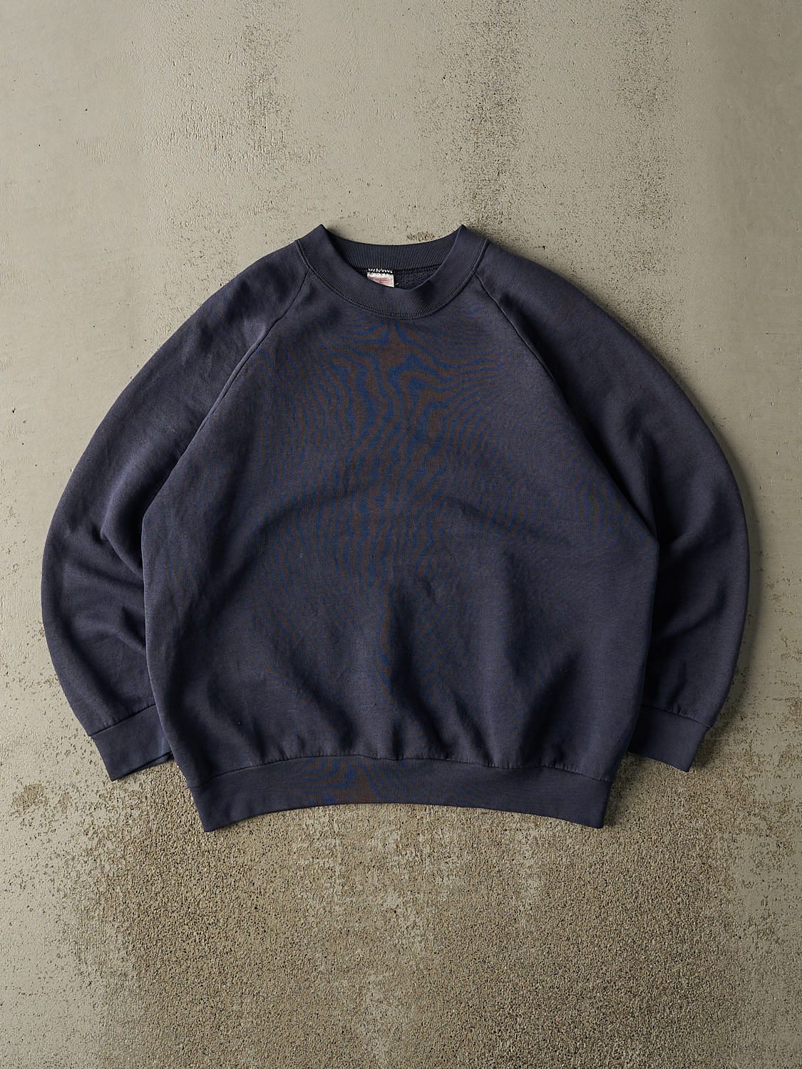 Vintage 80s Navy Blue Blank Crewneck (S/M)