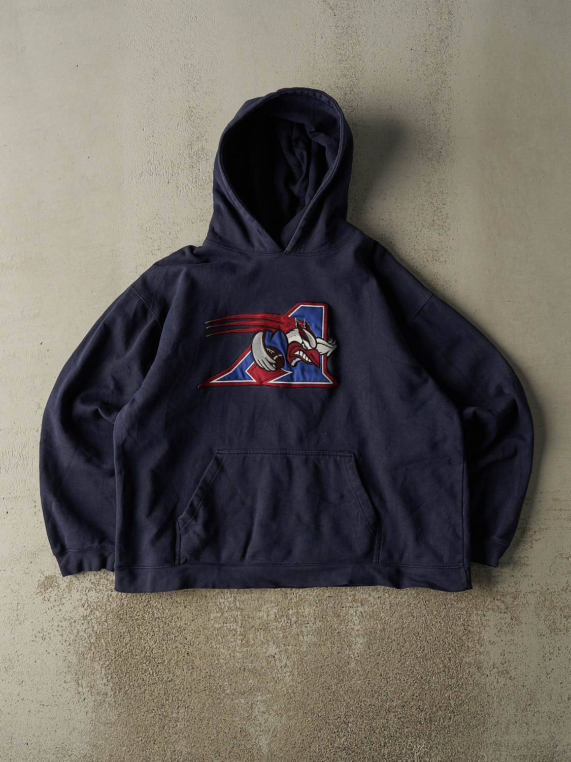 Vintage Y2K Navy Blue Montreal Alouettes Hoodie (M)