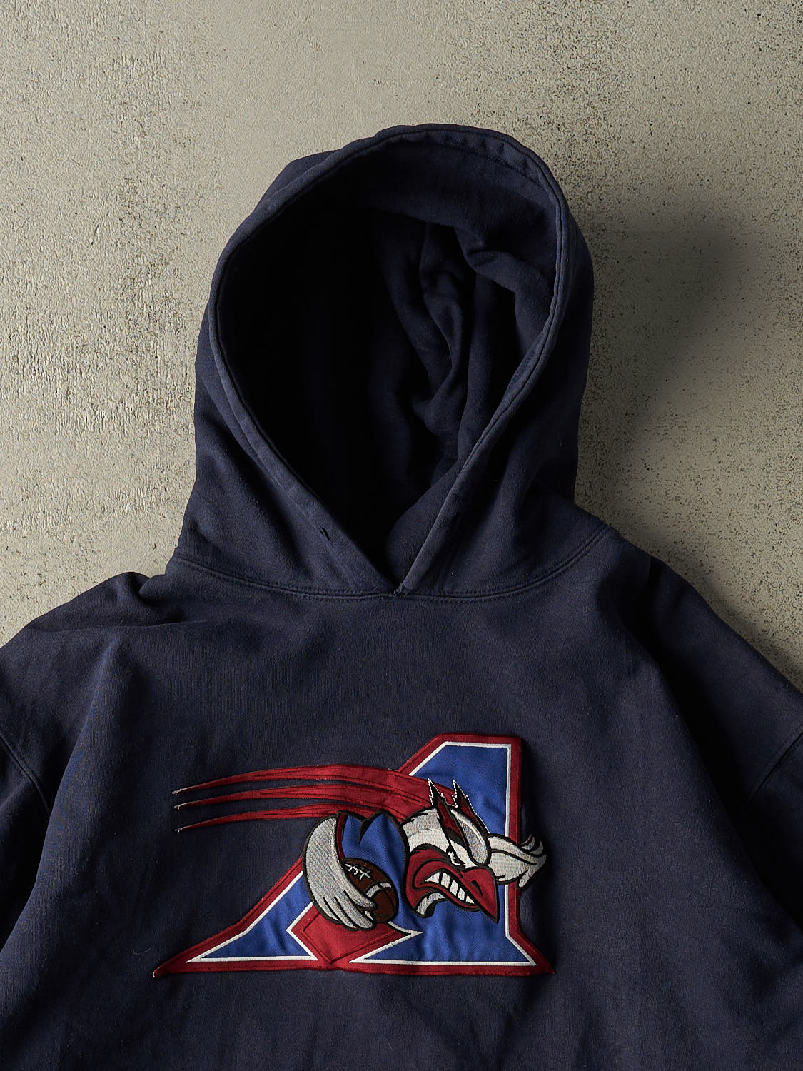 Vintage Y2K Navy Blue Montreal Alouettes Hoodie (M)