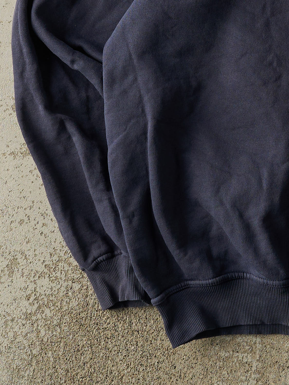 Vintage 90s Navy Blue Russell Athletic Blank Crewneck (XXL)