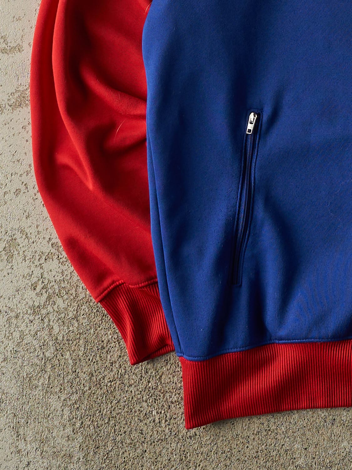 Vintage Y2K Blue & Red Nike Chicago Cubs Zip Up Sweatshirt (M/L)