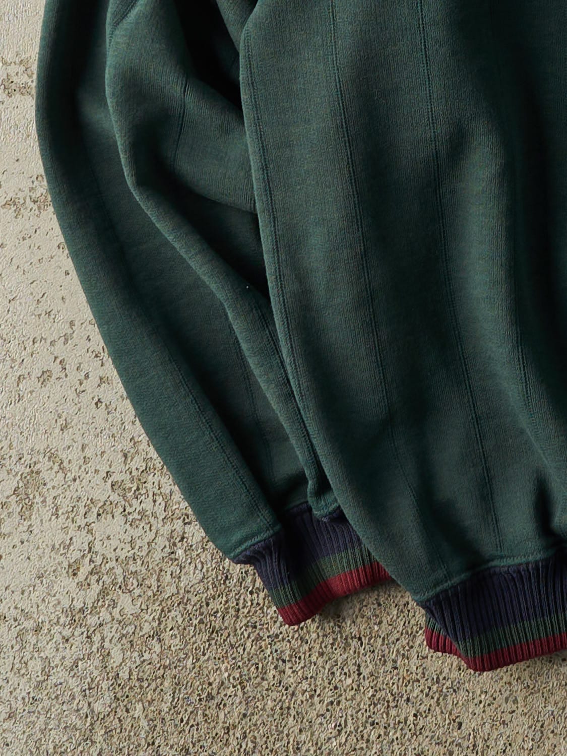 Vintage 90s Green Indiana Country Club V-Neck Sweatshirt (L/XL)