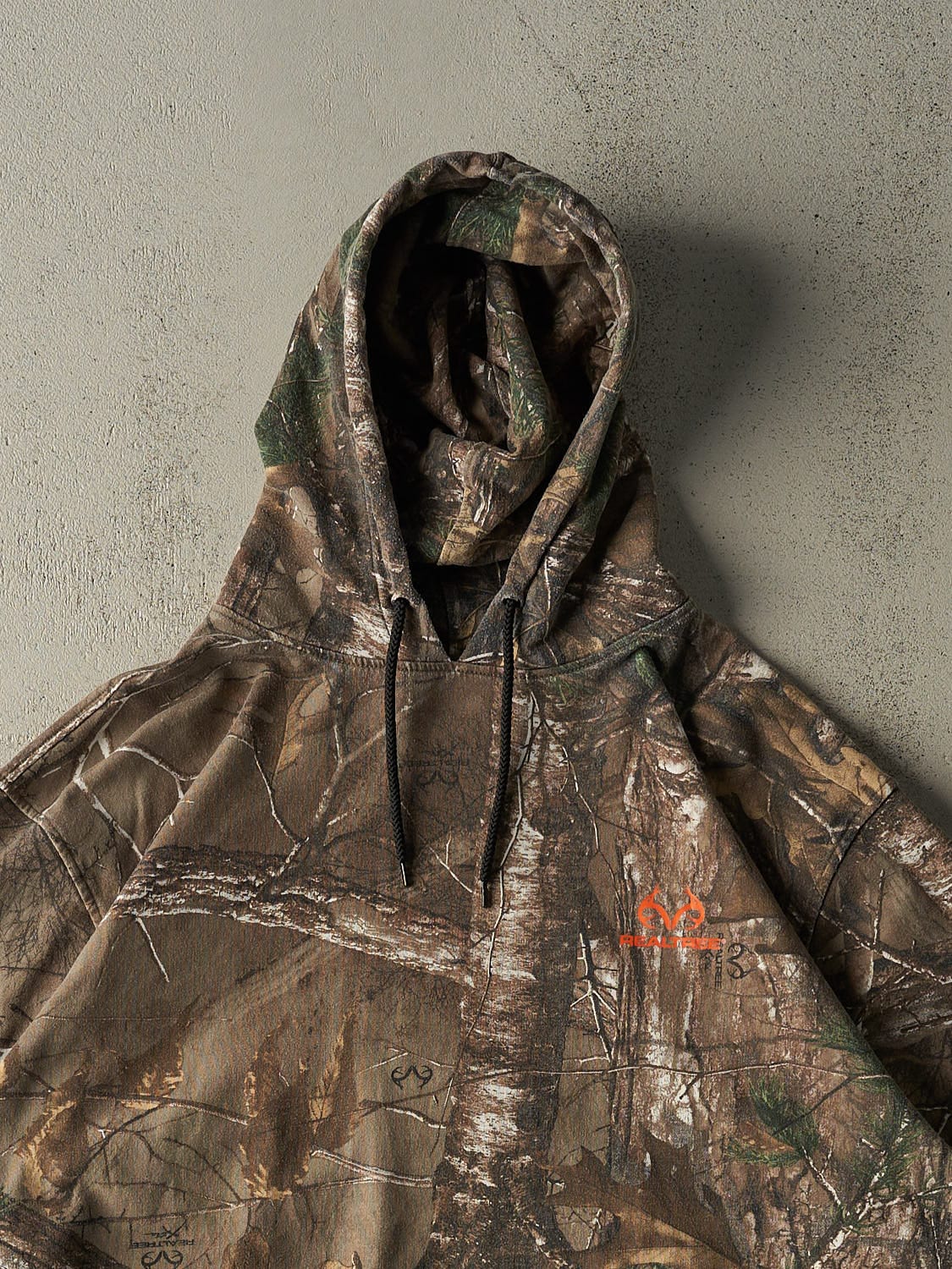 Vintage 90s Camo Realtree Logo Hoodie (XL/XXL)