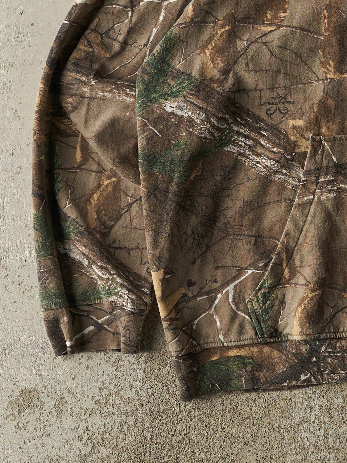 Vintage 90s Camo Realtree Logo Hoodie (XL/XXL)