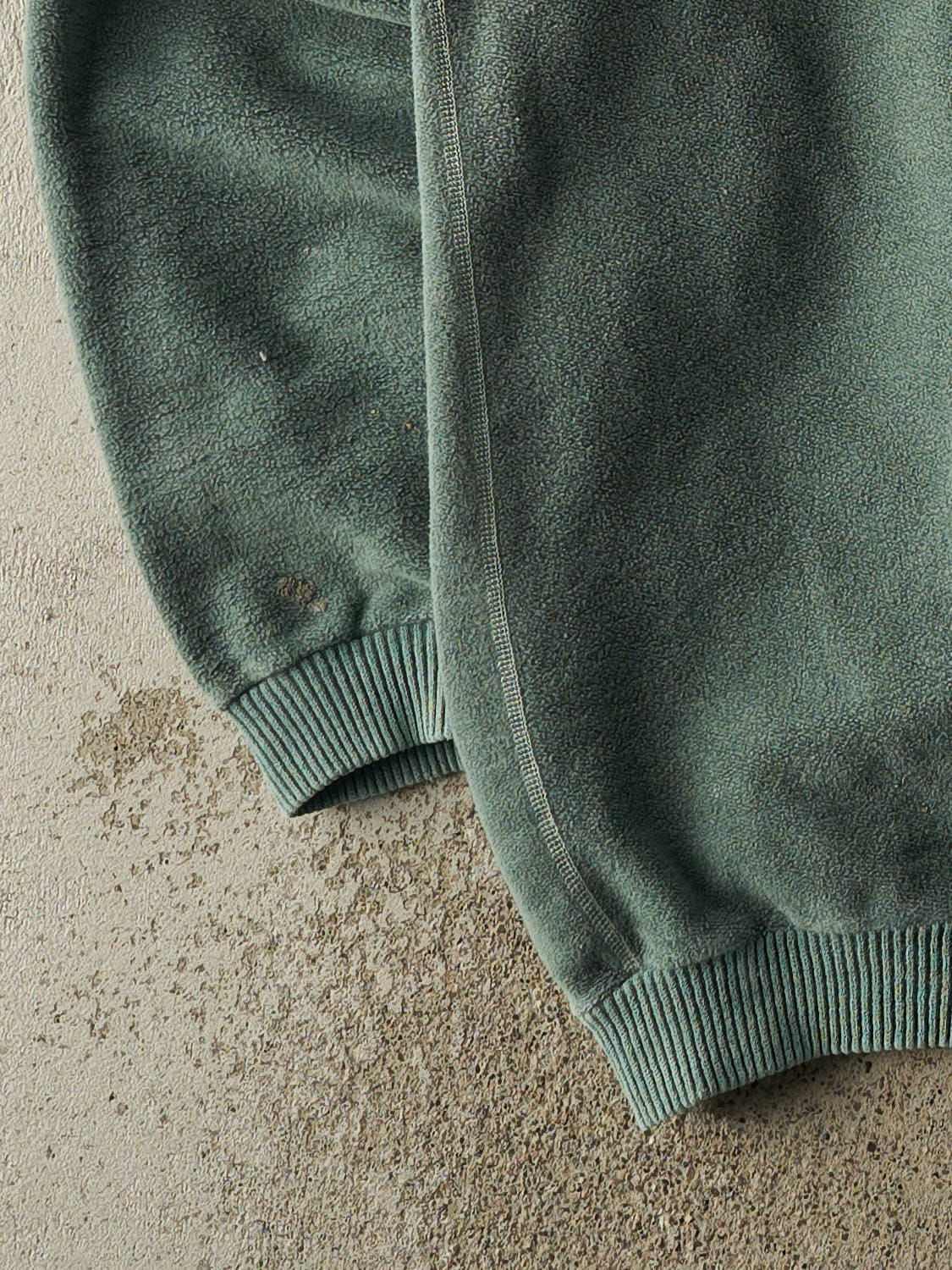 Vintage 90s Washed Green Roots Embroidered Crewneck (XL/XXL)