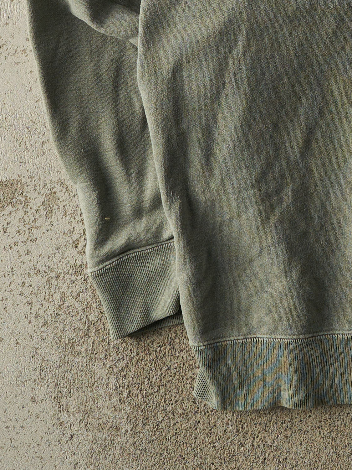 Vintage 90s Washed Green Wind River Quarter Zip Sweater (XL/XXL)