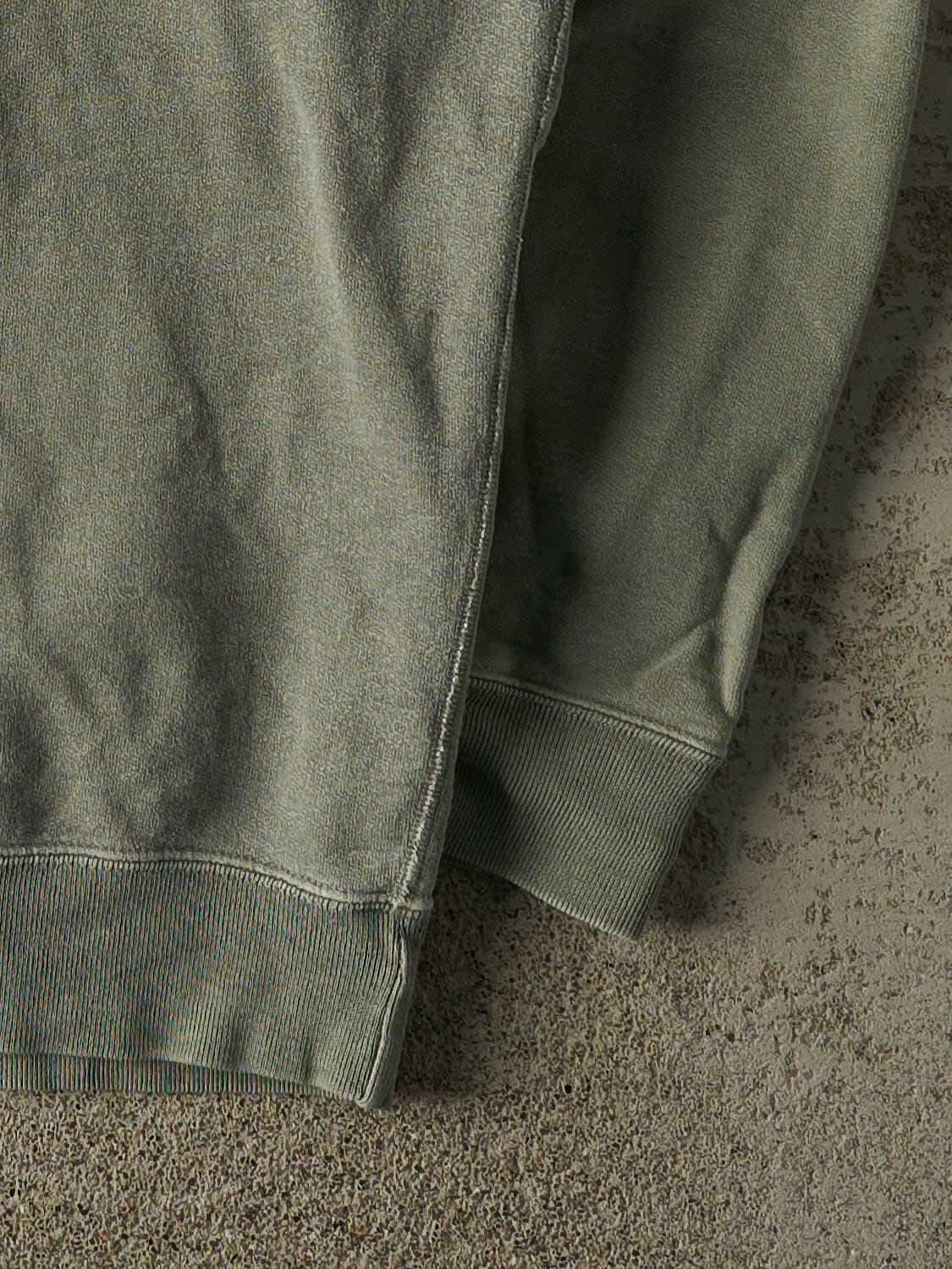 Vintage 90s Washed Green Wind River Quarter Zip Sweater (XL/XXL)