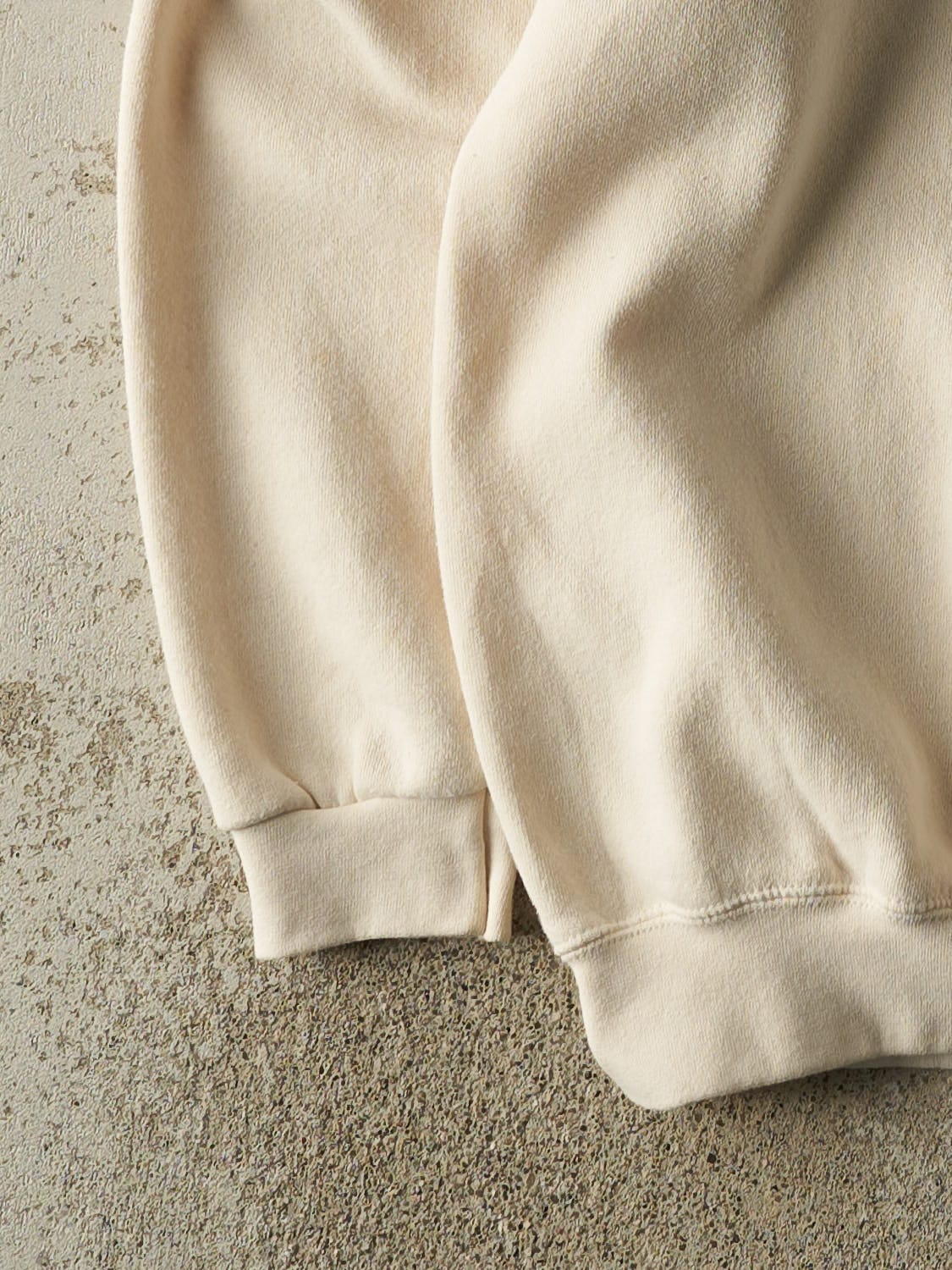 Vintage 90s Beige Budweiser Embroidered Crewneck (XL)