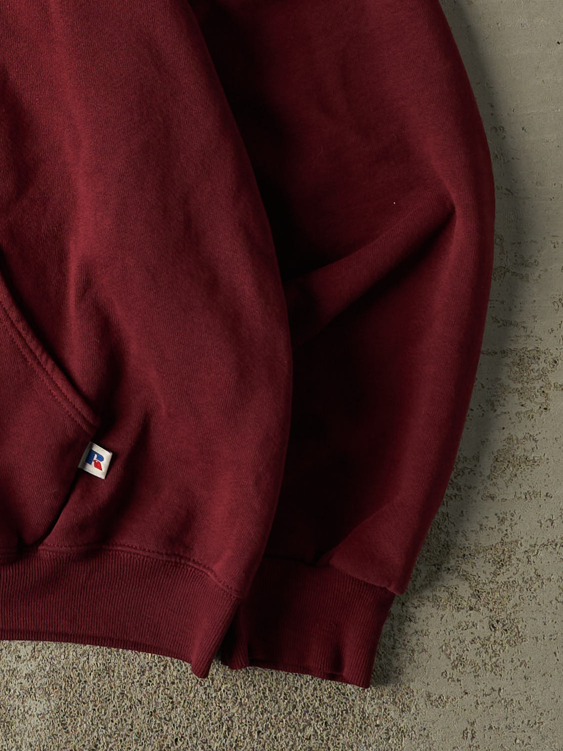 Vintage 90s Burgundy Russell Athletic East Valley Bobcats Hoodie (M/L)