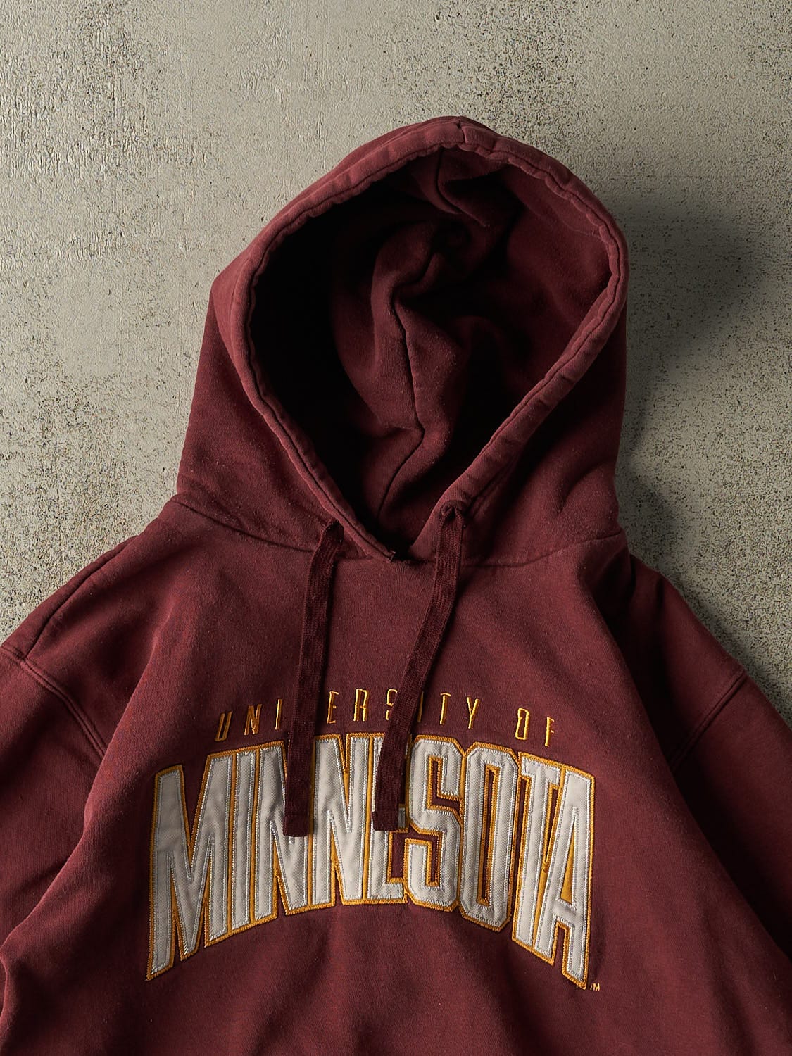Vintage Y2K Burgundy Champion University of Minnesota Hoodie (S/M)
