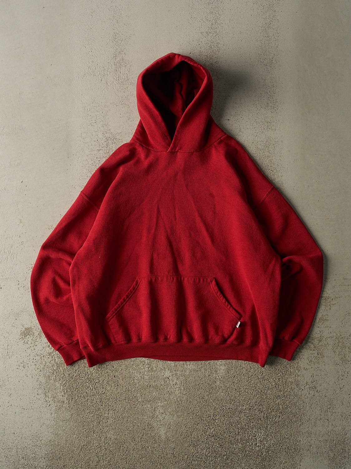 Vintage 90s Red Russell Athletic Blank Hoodie (L)