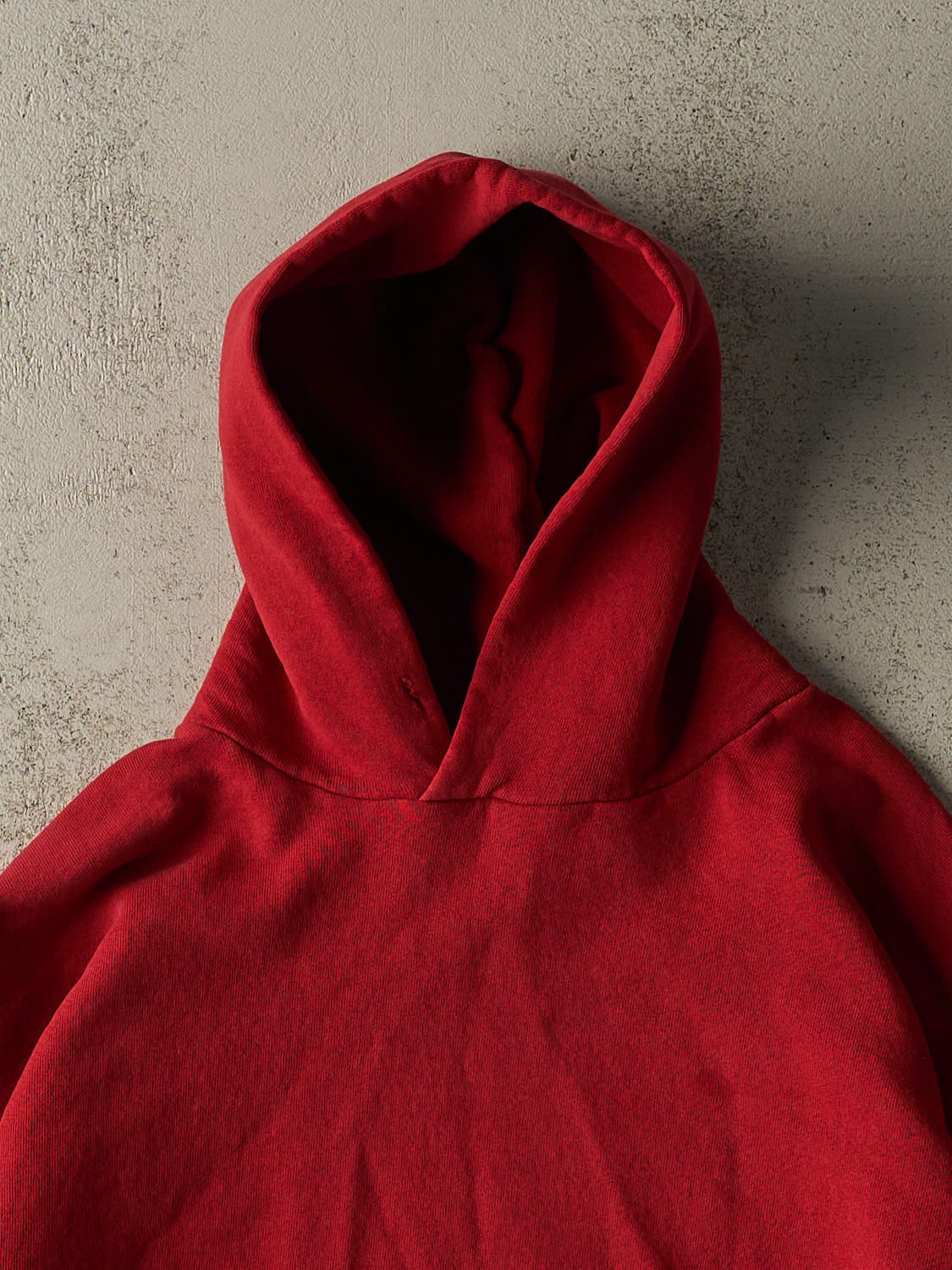 Vintage 90s Red Russell Athletic Blank Hoodie (L)