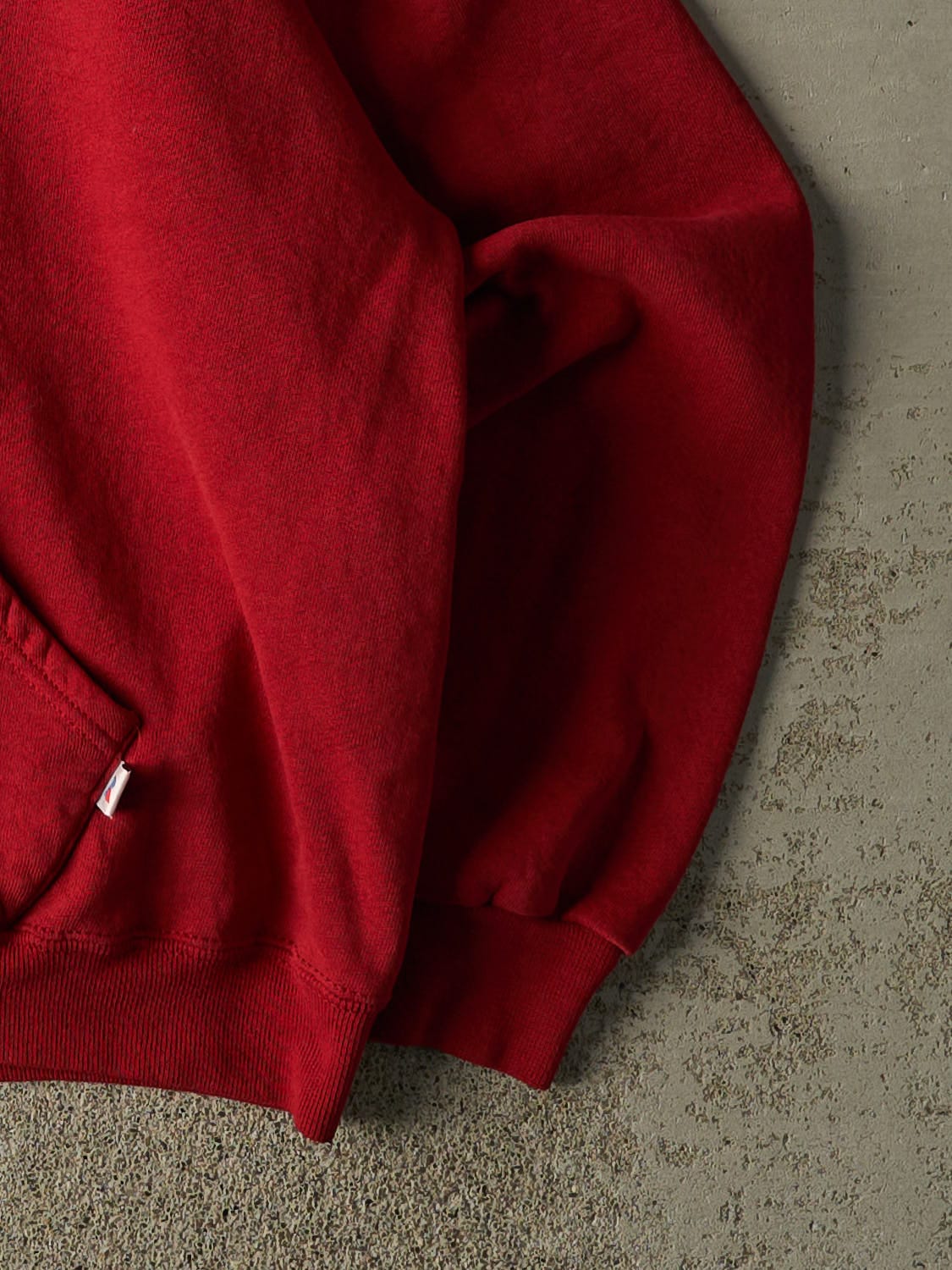 Vintage 90s Red Russell Athletic Blank Hoodie (L)