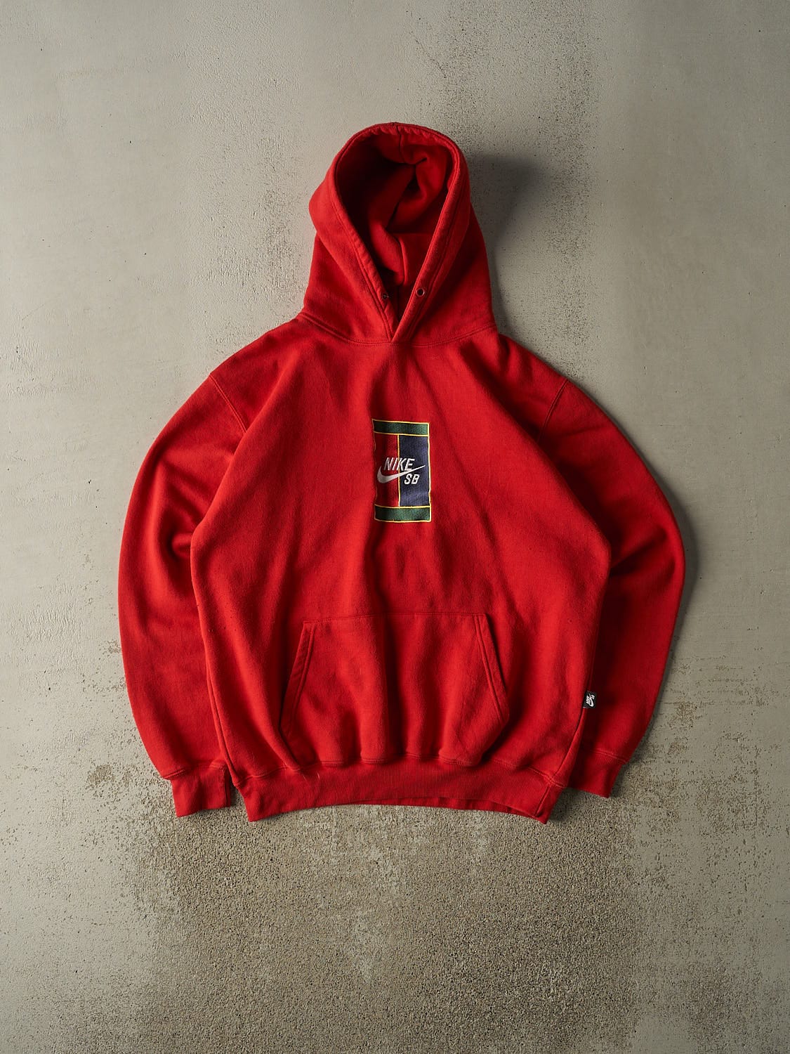 Vintage Y2K Red Nike SB Embroidered Hoodie (XL/XXL)