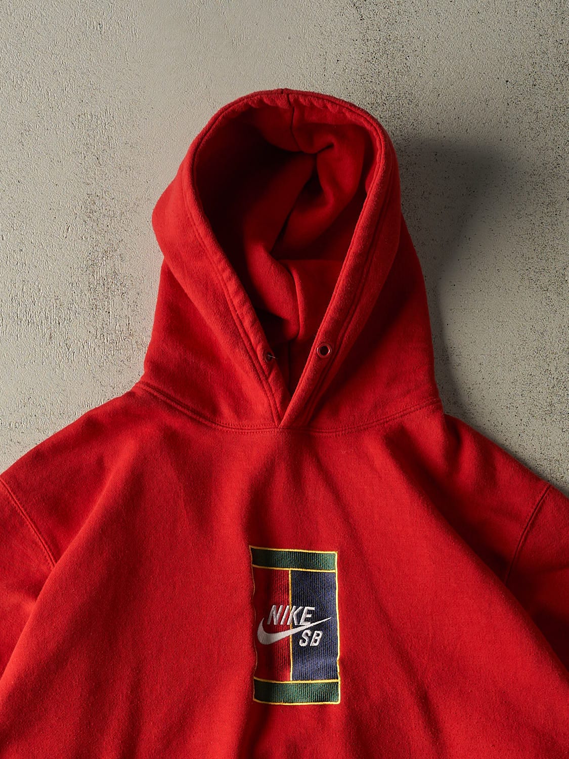 Vintage Y2K Red Nike SB Embroidered Hoodie (XL/XXL)