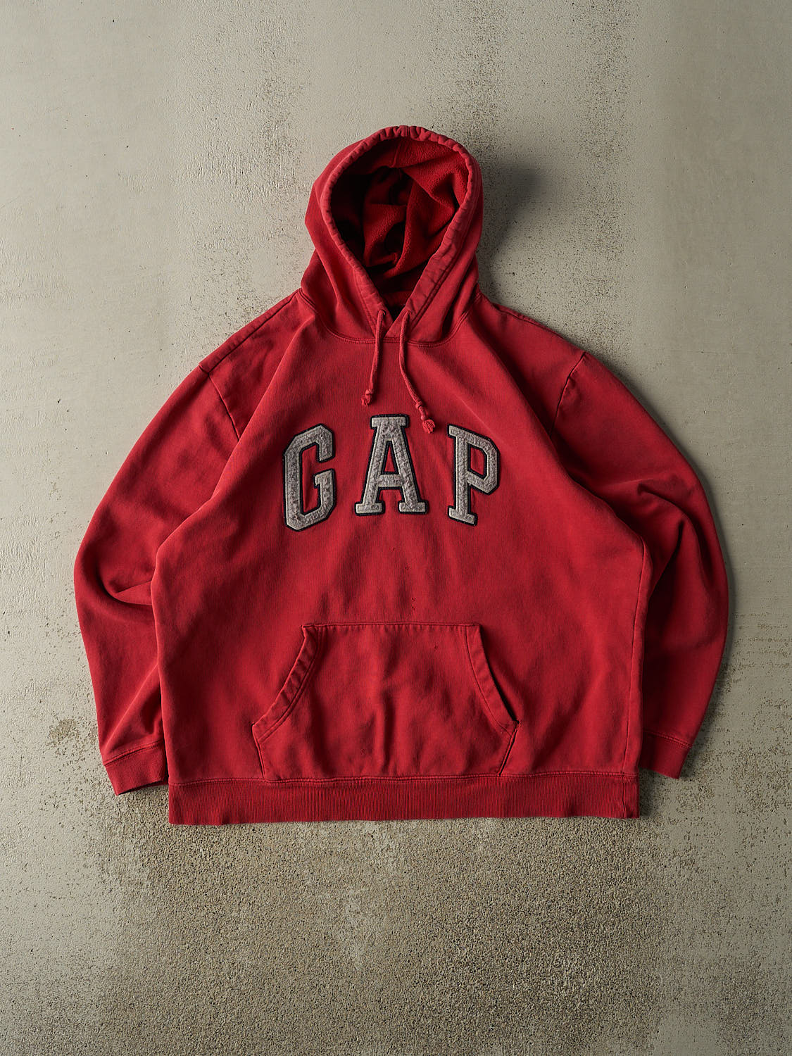 Vintage Y2K Red Gap Embroidered Hoodie (XL)