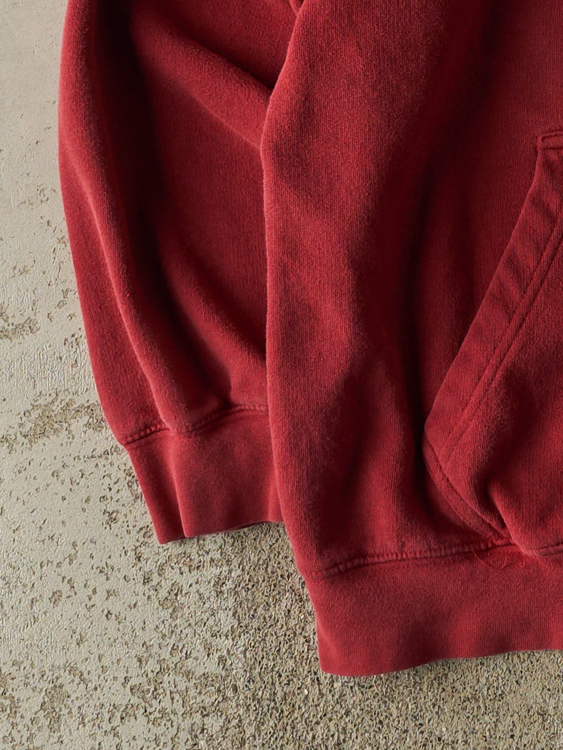 Vintage Y2K Red Iowa State University Embroidered Hoodie (M)