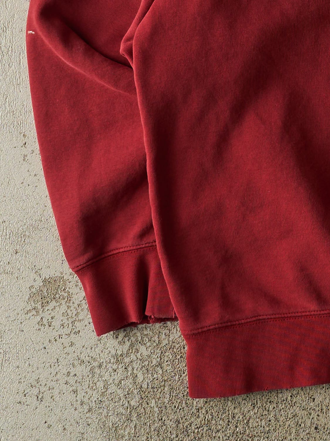Vintage Y2K Burgundy Nike Embroidered Crewneck (XXL)