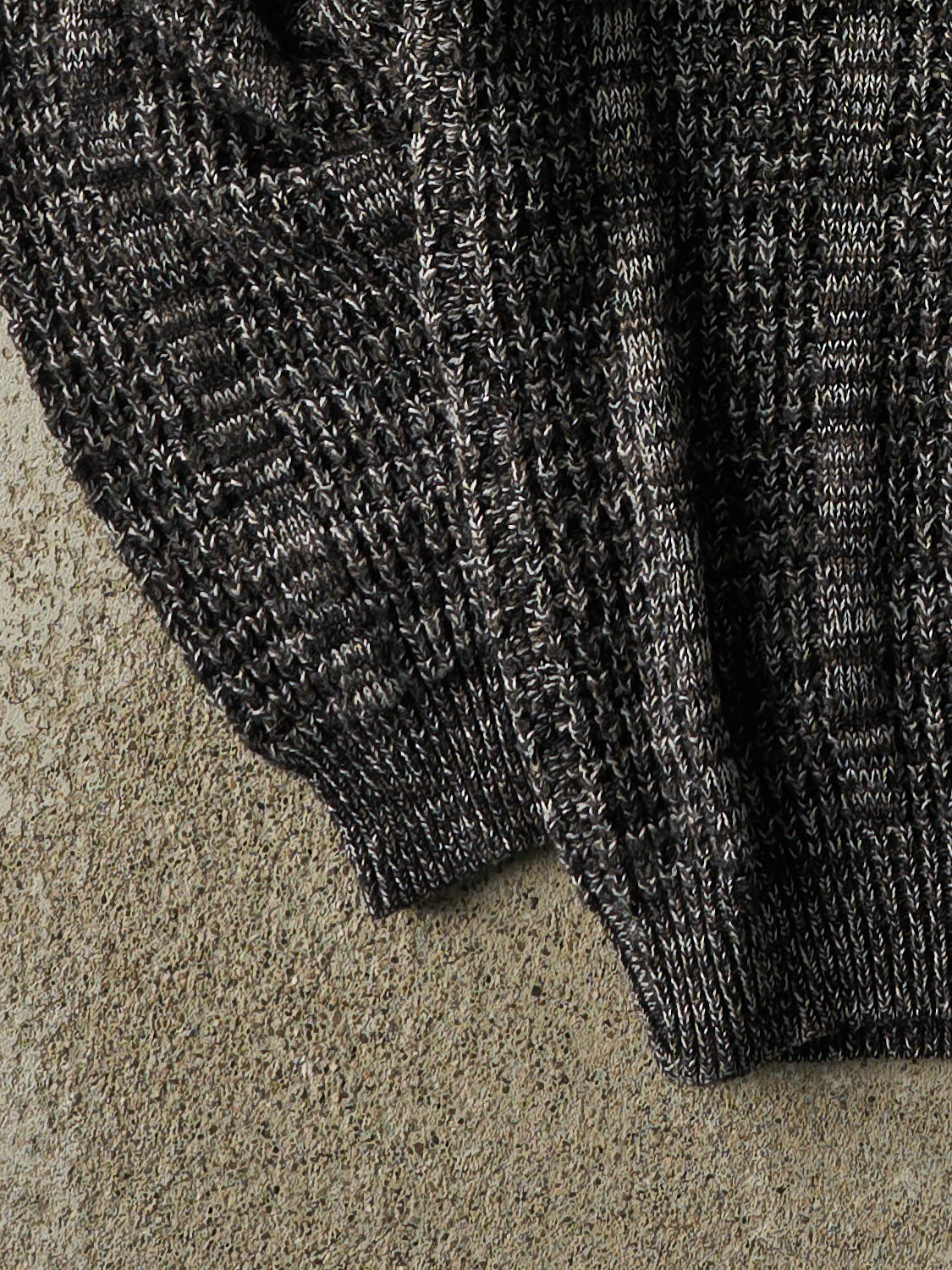 Vintage 90s Grey Patterned Knit (L/XL)