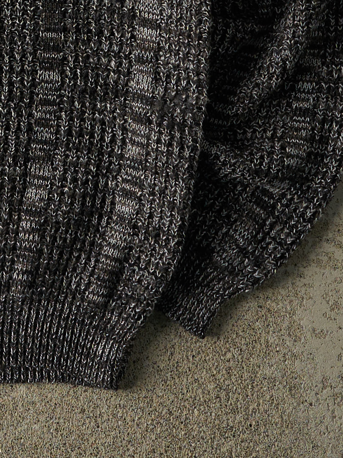 Vintage 90s Grey Patterned Knit (L/XL)