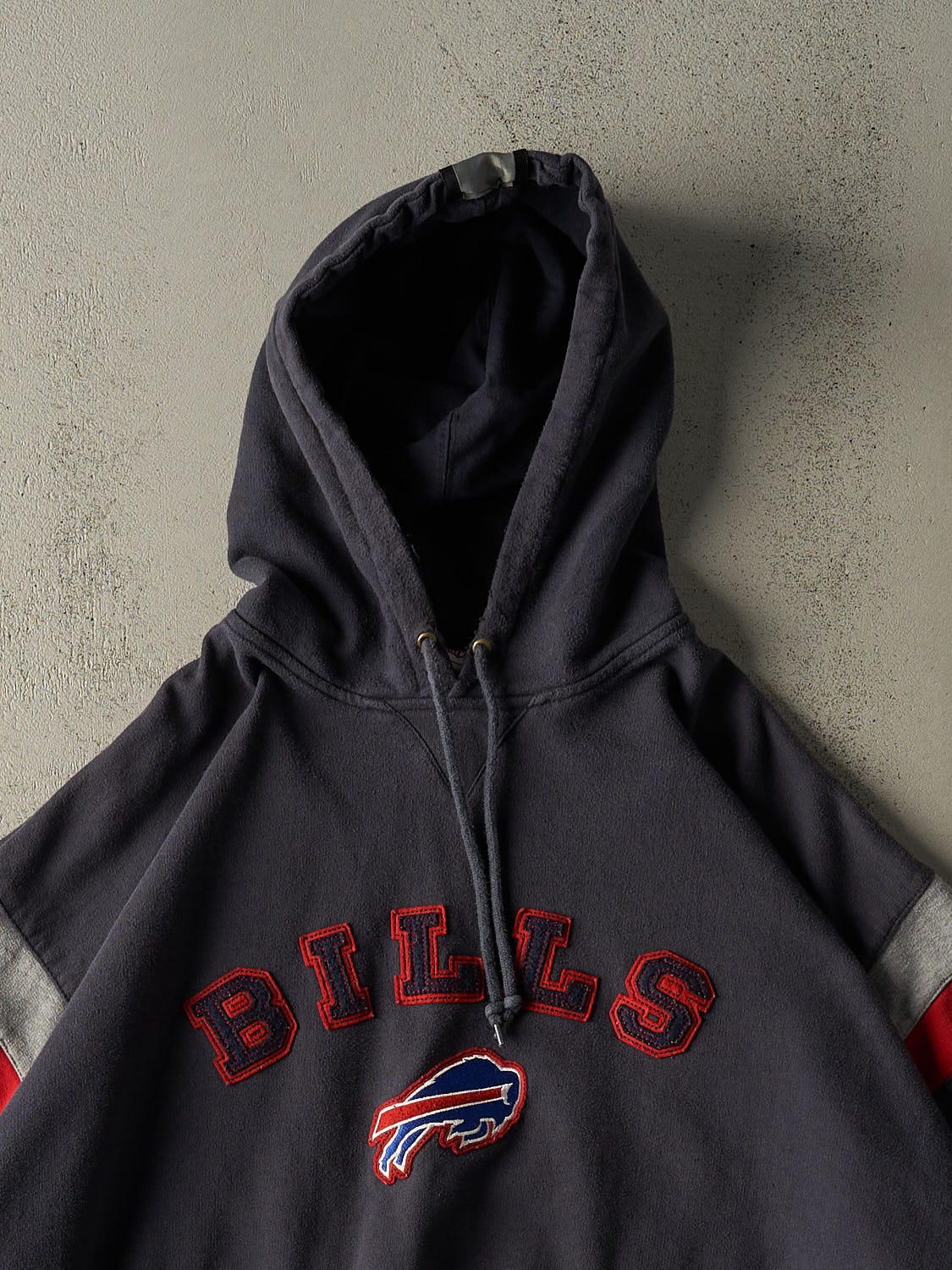 Vintage 90s Charcoal Grey Buffalo Bills Hoodie (XXL/XXXL)