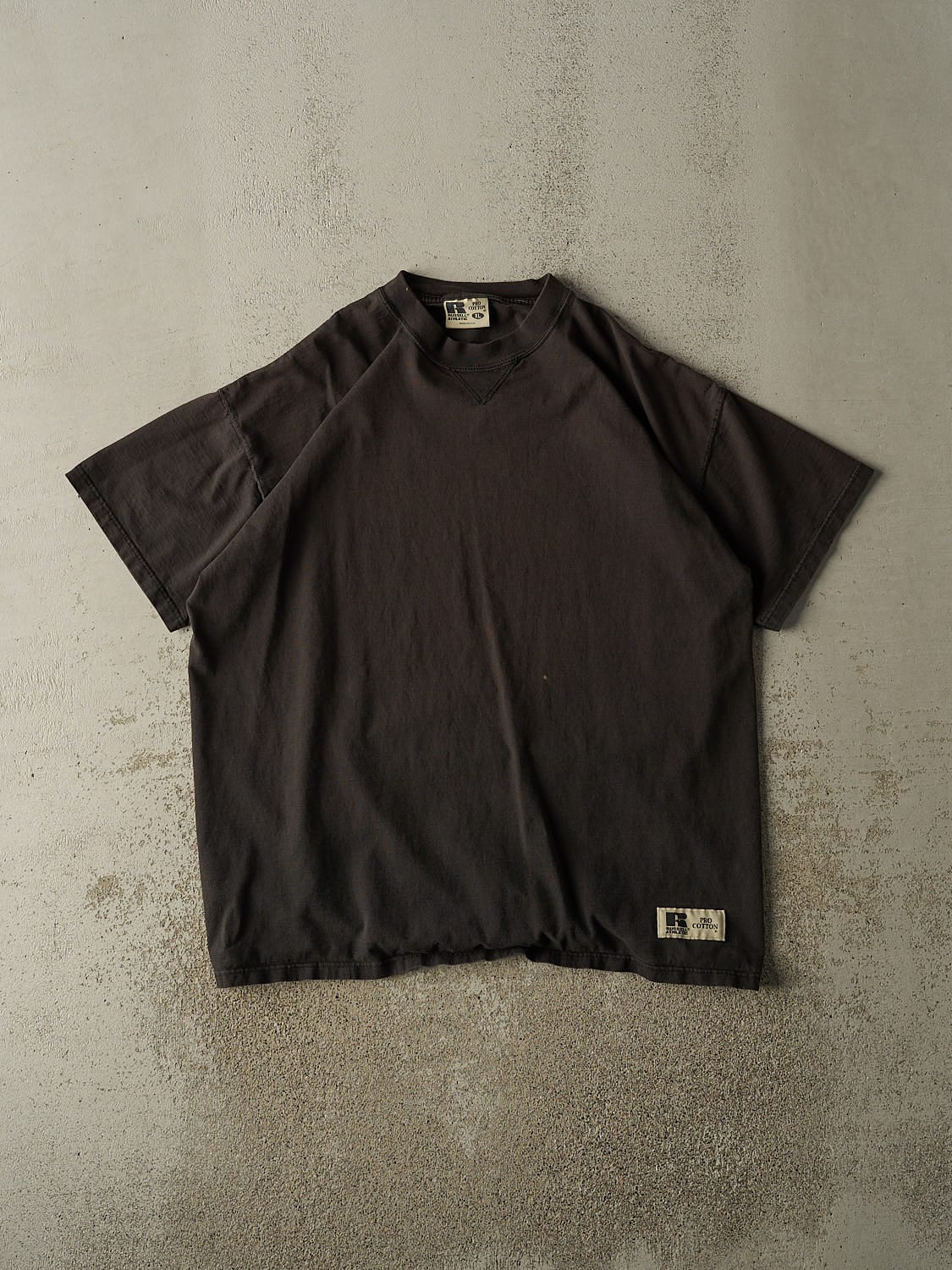 Vintage 90s Black Russell Athletic Blank Tee (XL)